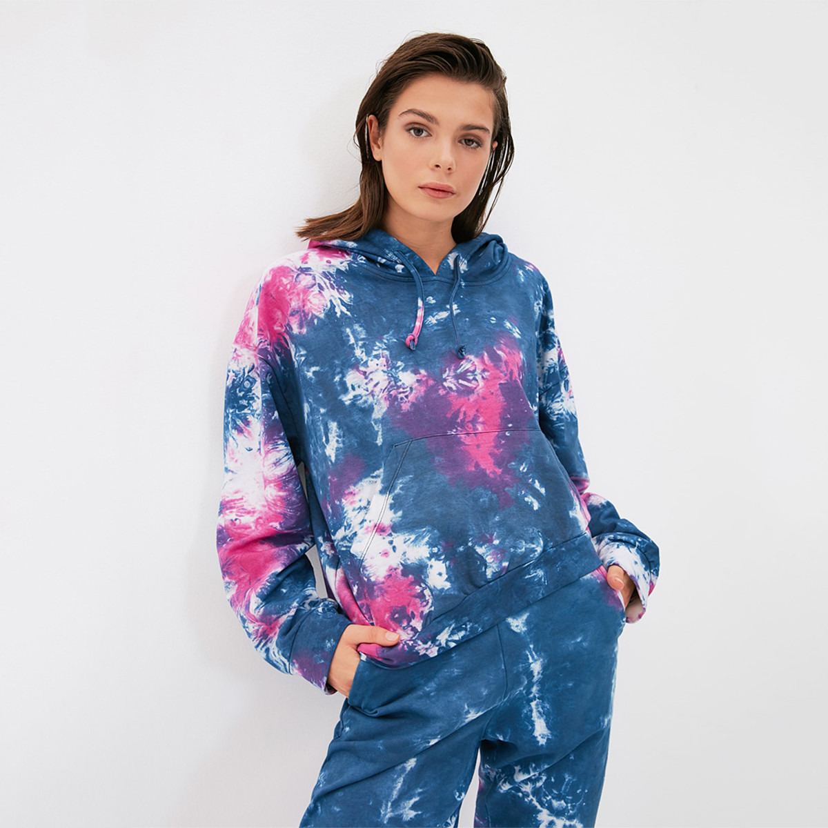 ترينديول أزرق قميص من النوع الثقيل-women-winterwear-hoodiesandsweatshirts-hoodies-image-1