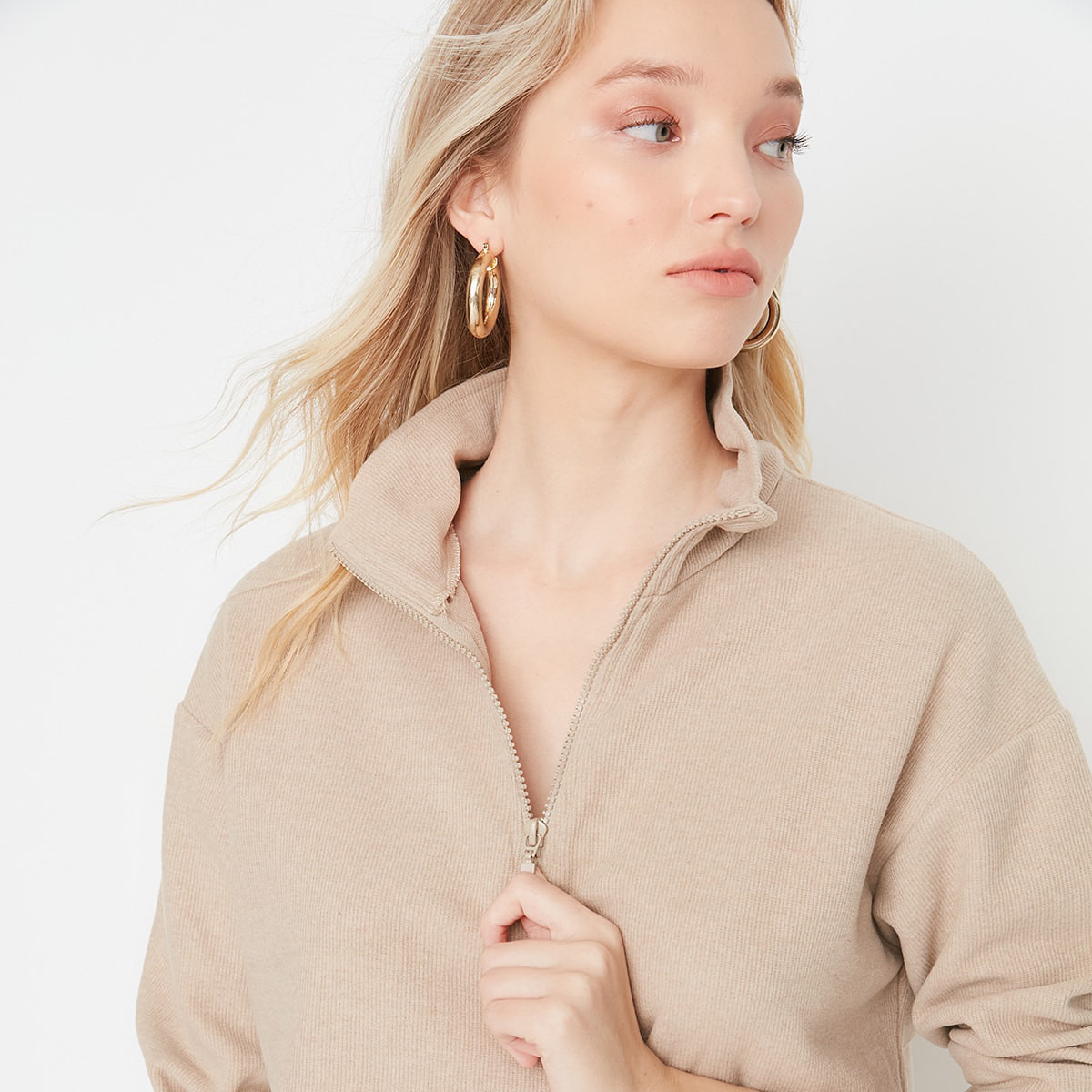新品未使用argue wool Gauze pullover beige ARGUE⭐︎wool gauze pullover Beige