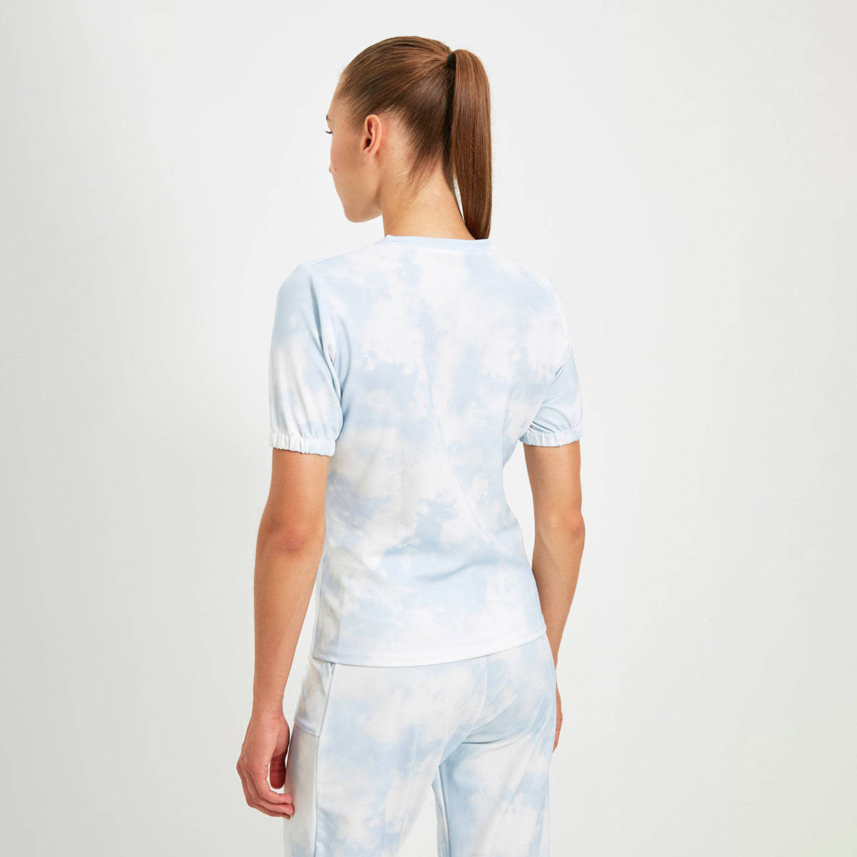 Trendyol Women Tie and Dye Short Sleeves T-Shirt-women-clothing-tshirts-image-11
