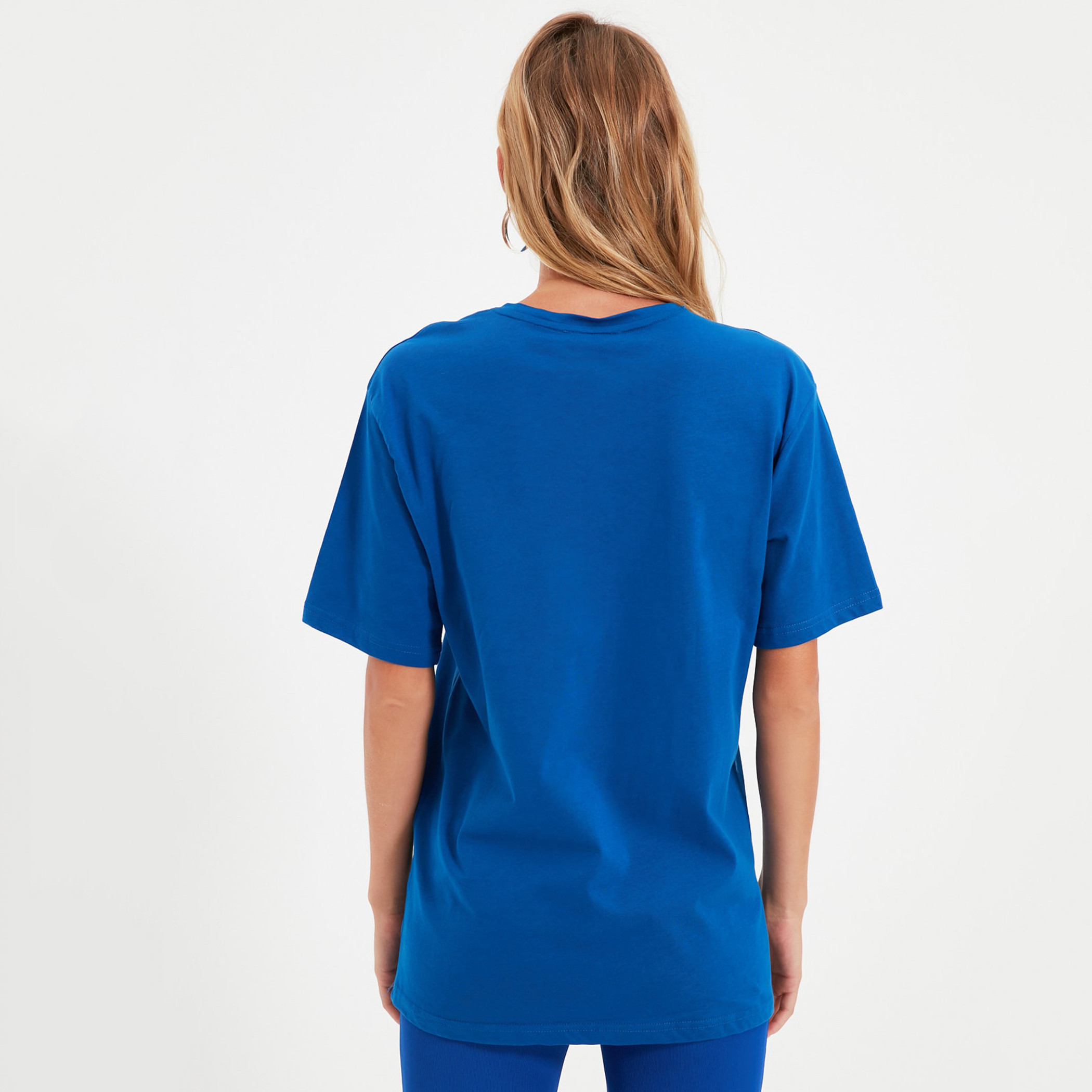ترينديول أزرق تي شيرت-women-clothing-tshirts-image-5