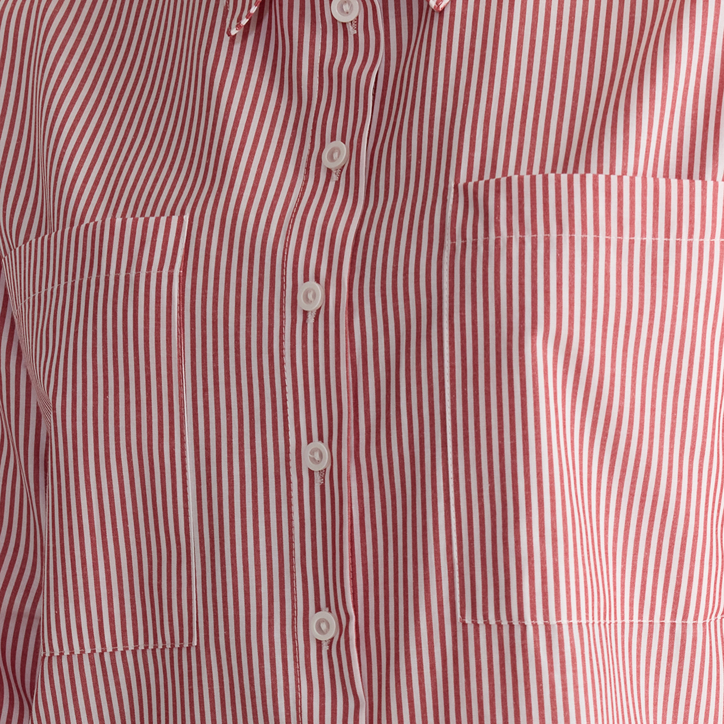 Trendyolmilla Striped Collared Women's Shirt-women-clothing-shirtsandblouses-shirts-image-4