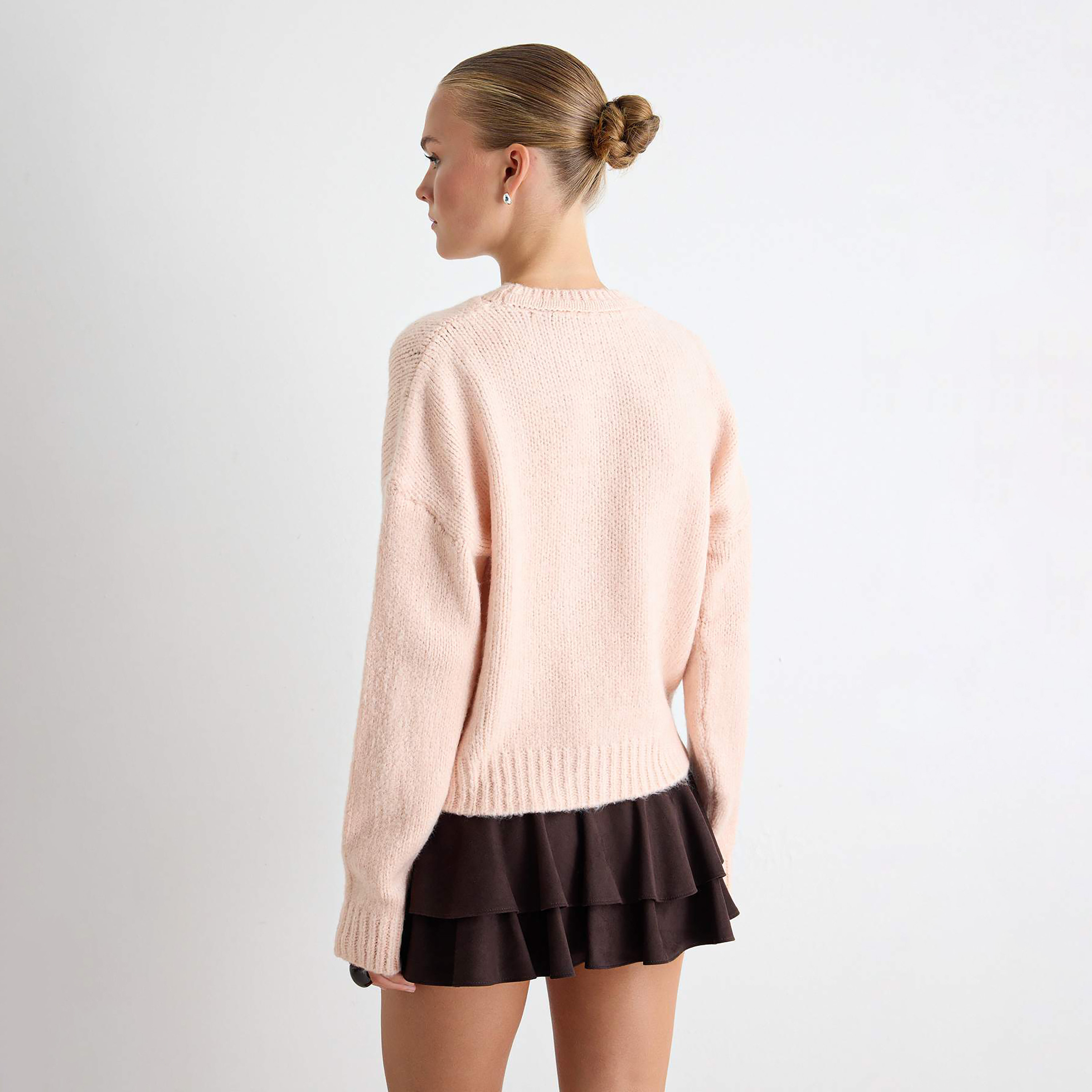 بلوفر حريمي بأكمام منسدلة من تريندyol ميلا-women-winterwear-cardigansandjumpers-jumpers-image-4