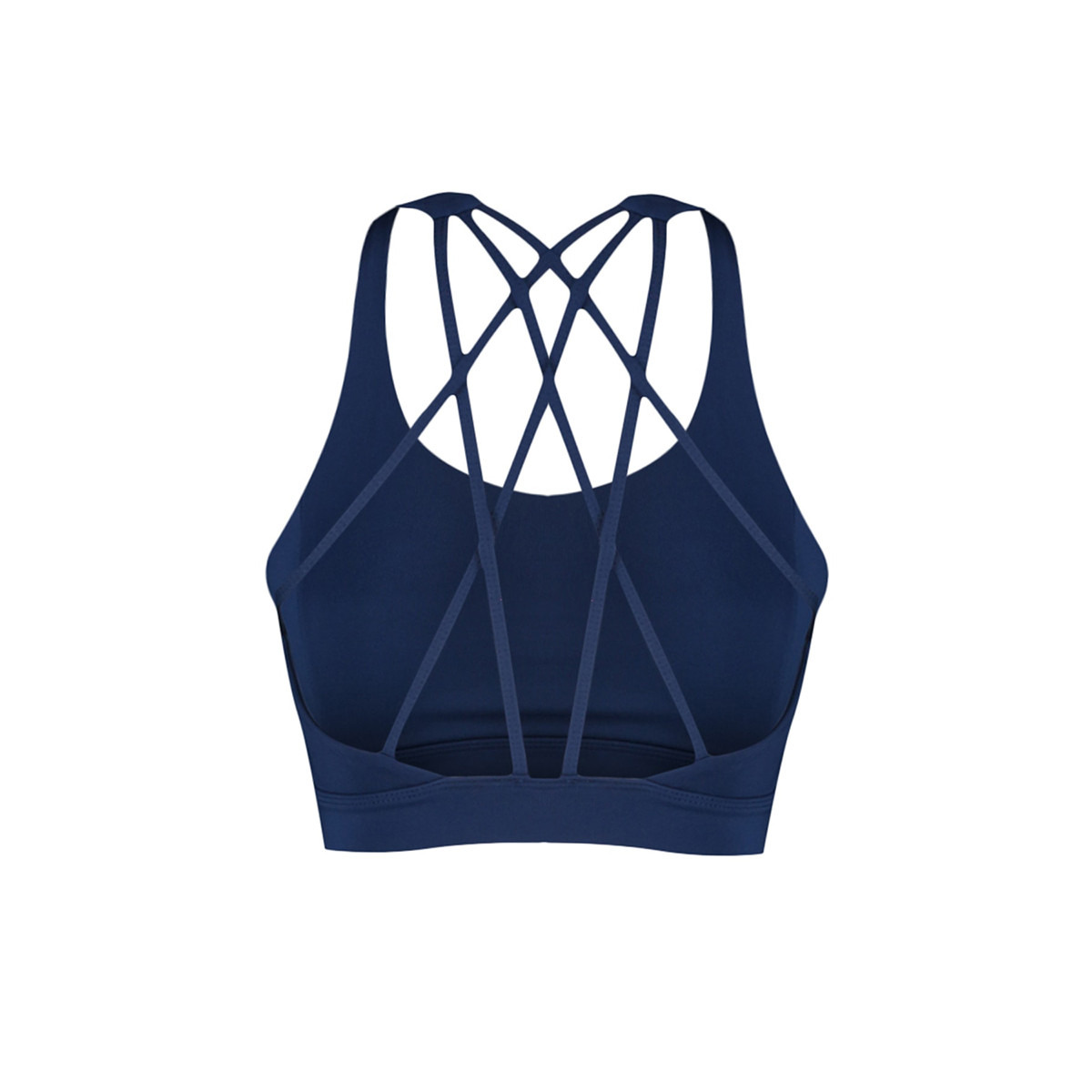 Trendyol Women Navy Blue Plain Cross Band Sports Bra-women-clothing-sportswearandactivewear-sportsbras-image-7