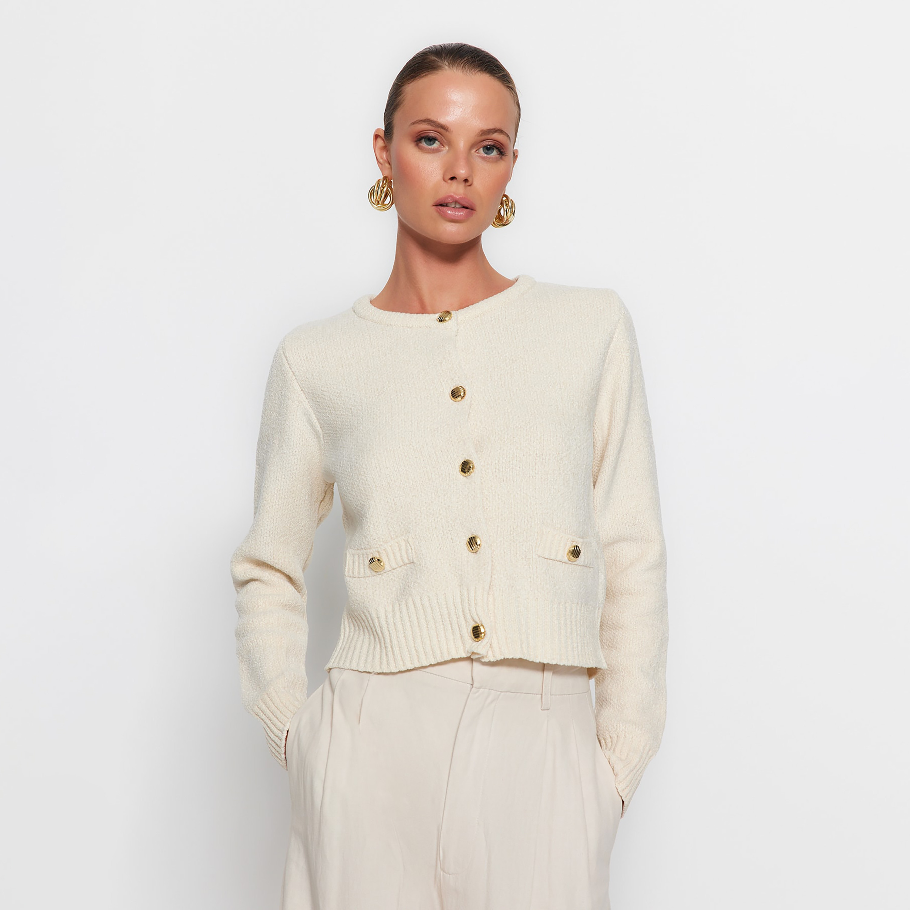 كارديجان حريمي من ترينديول ميلا-women-winterwear-cardigansandjumpers-cardigans-image-1