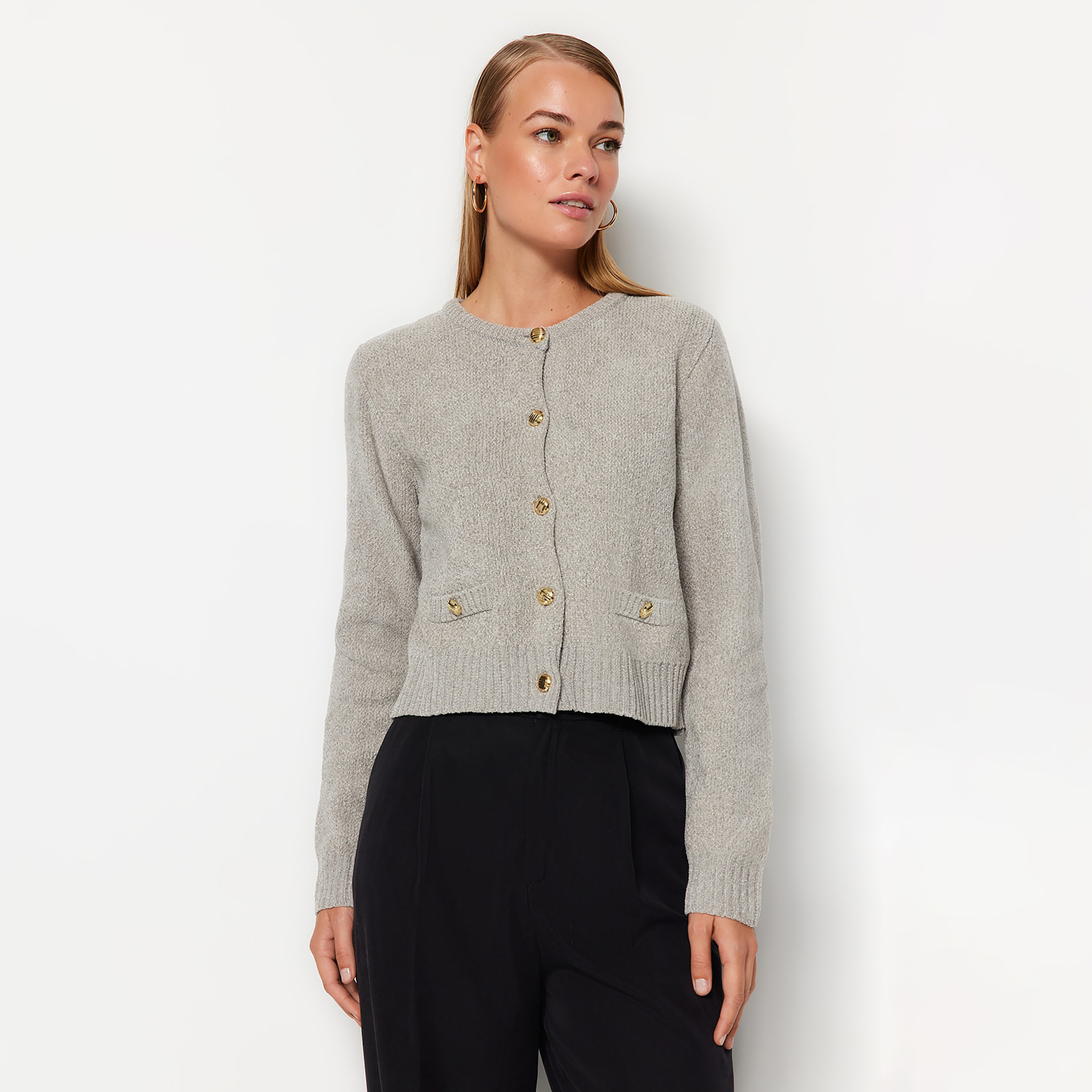 كارديجان حريمي من ترينديول ميلا-women-winterwear-cardigansandjumpers-cardigans-image-2
