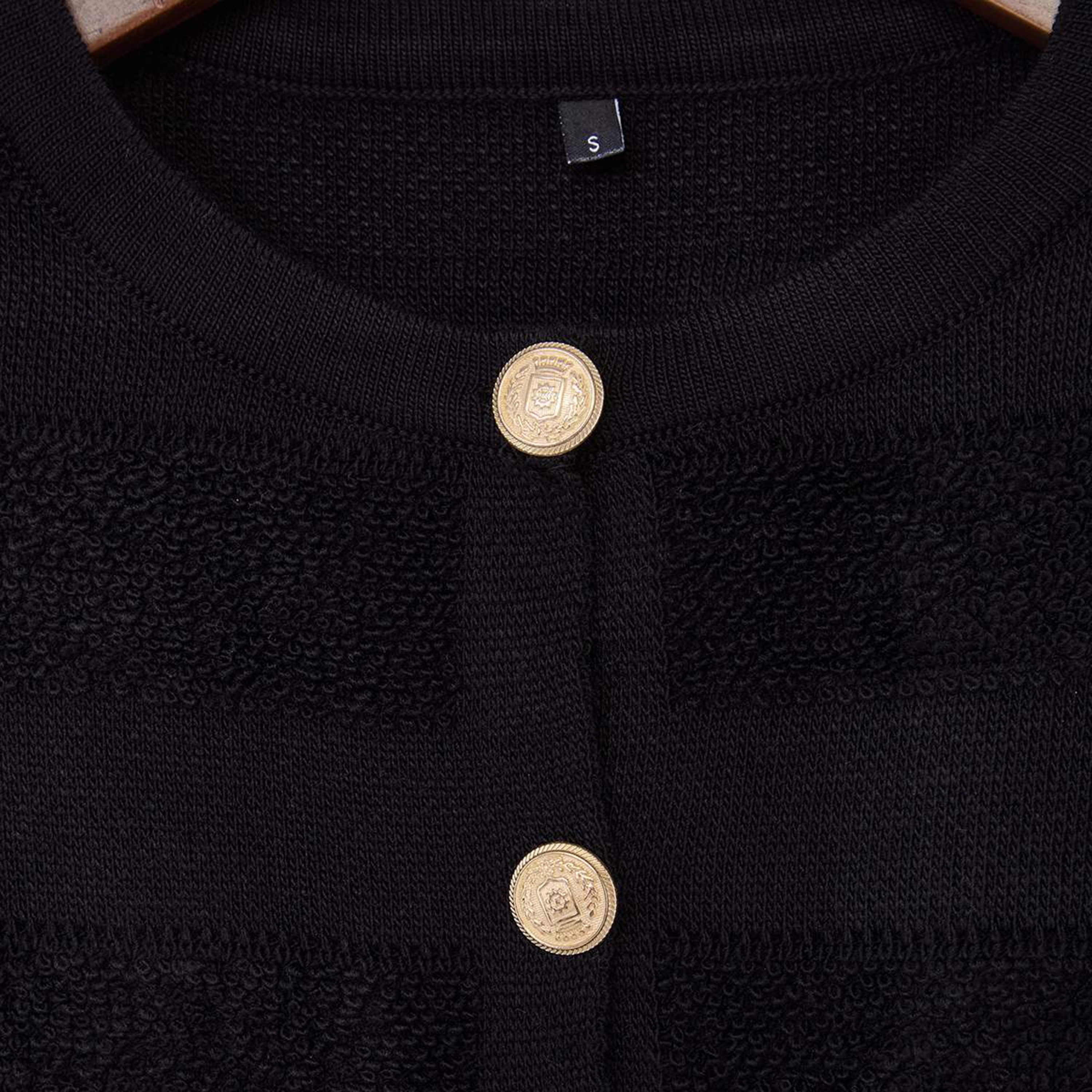 كارديجان حريمي مخطط أسود من ترينديول ميلا-women-winterwear-cardigansandjumpers-cardigans-image-5