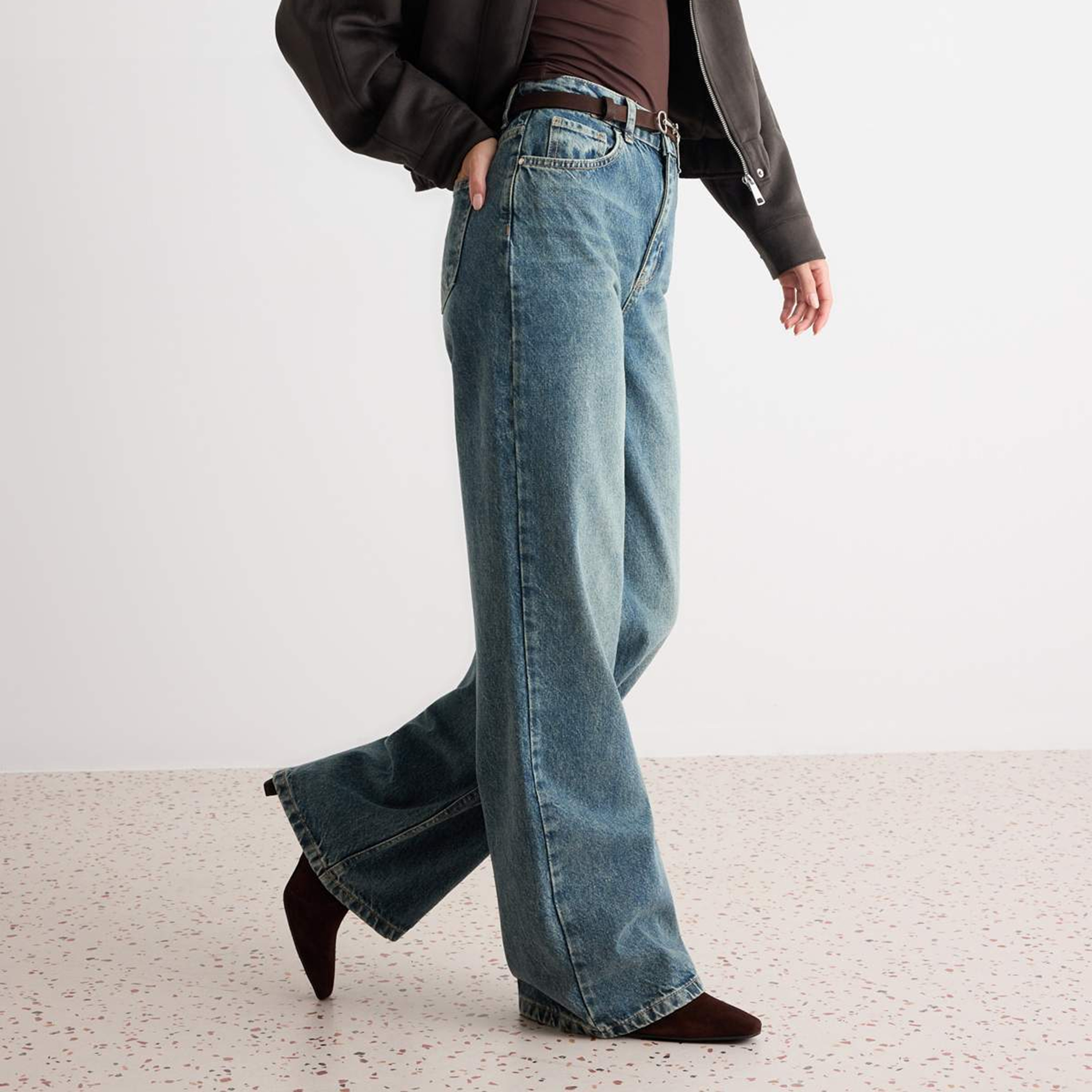 جينز مستقيم حريمي أزرق من قماش القطن من ترينديول ميلا-women-clothing-jeans-image-4