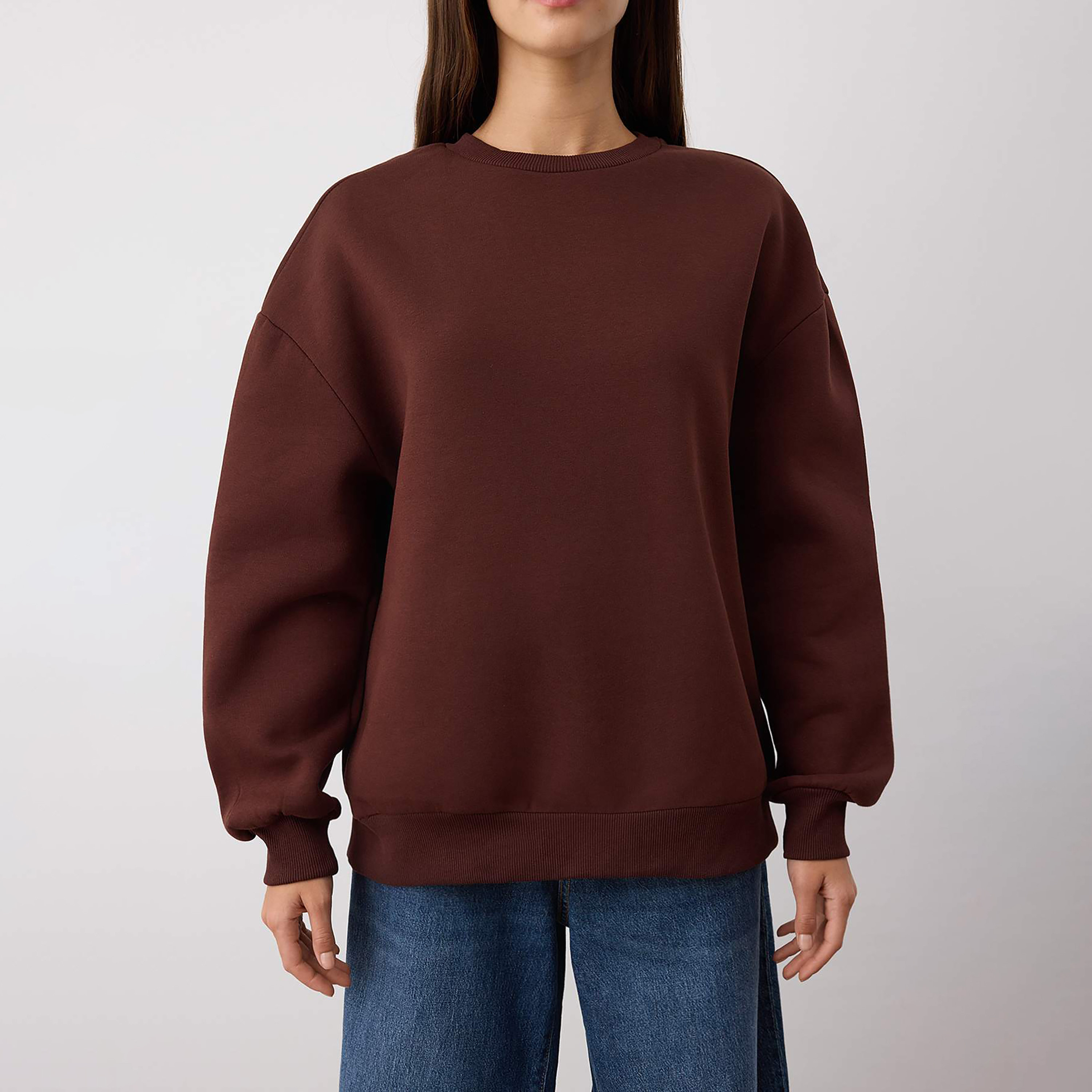 Trendyolmilla Dropped Sleeves Women's Sweatshirt-women-clothing-hoodiesandsweatshirts-sweatshirts-image-4