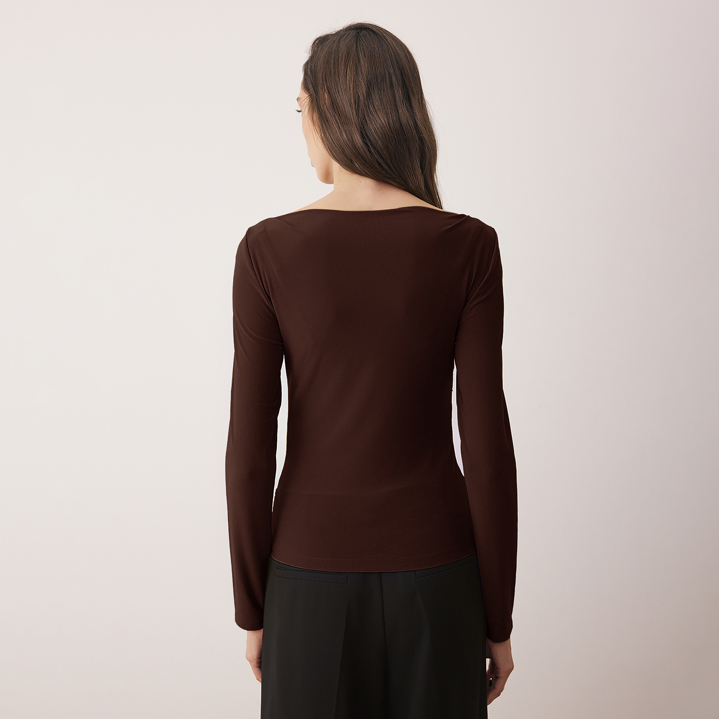 توب حريمي بكشكش وأكمام ضيقة من ترينديول ميلا-women-clothing-shirtsandblouses-blouses-image-3