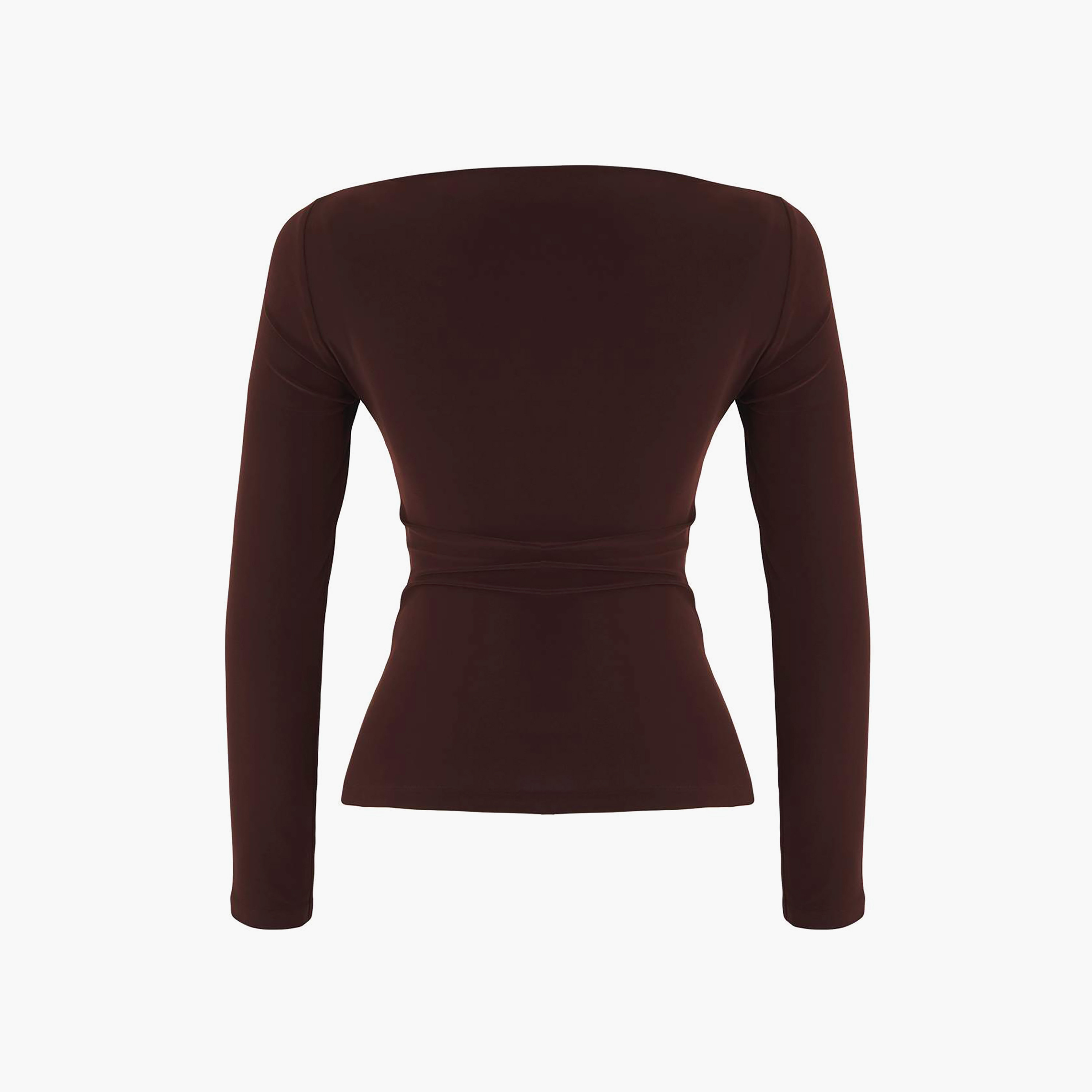 توب حريمي بكشكش وأكمام ضيقة من ترينديول ميلا-women-clothing-shirtsandblouses-blouses-image-5