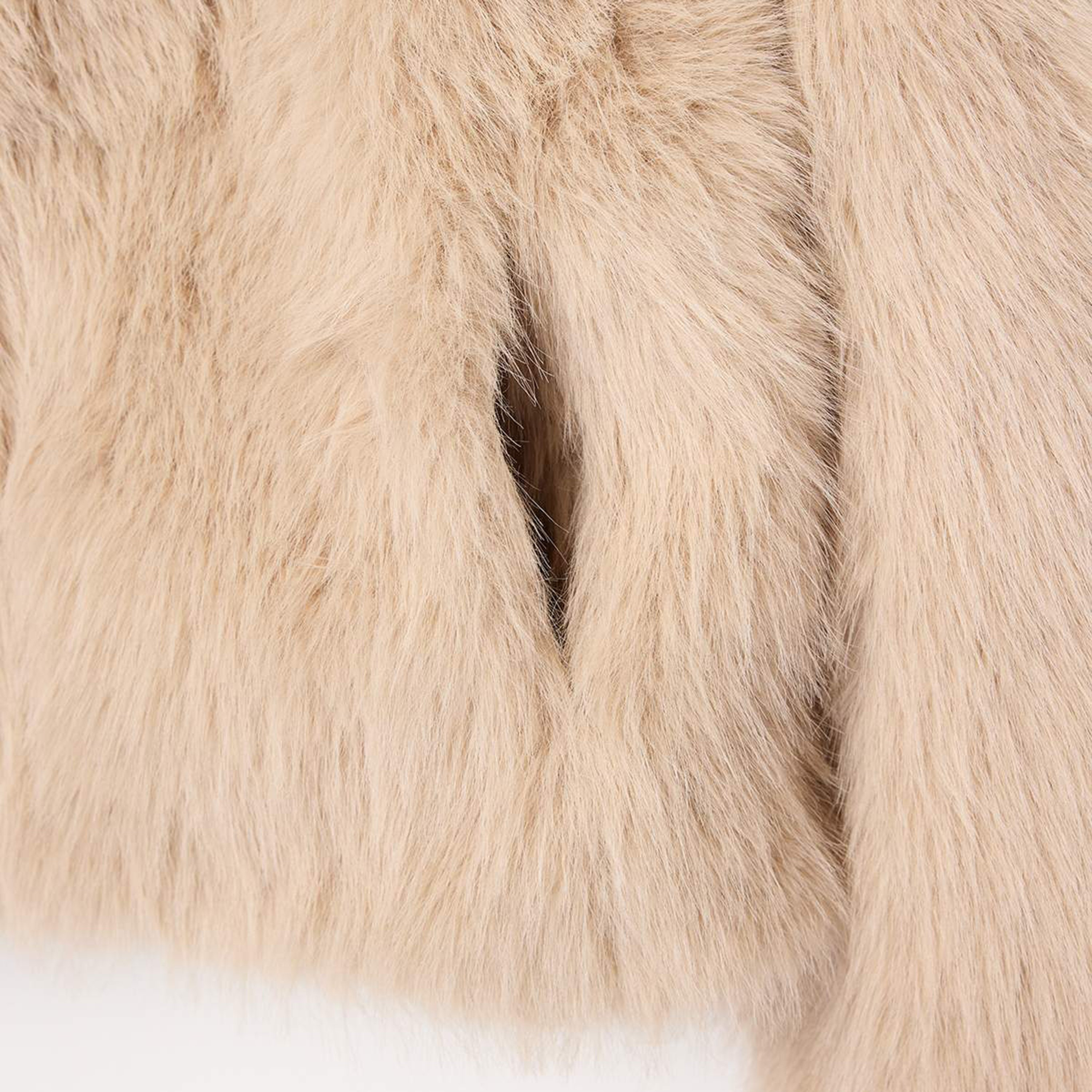 جاكيت حريمي بفرو صناعي بياقة مرتفعة باللون البيج من ترندي أول ميلا-women-winterwear-coatsandjackets-jackets-image-5