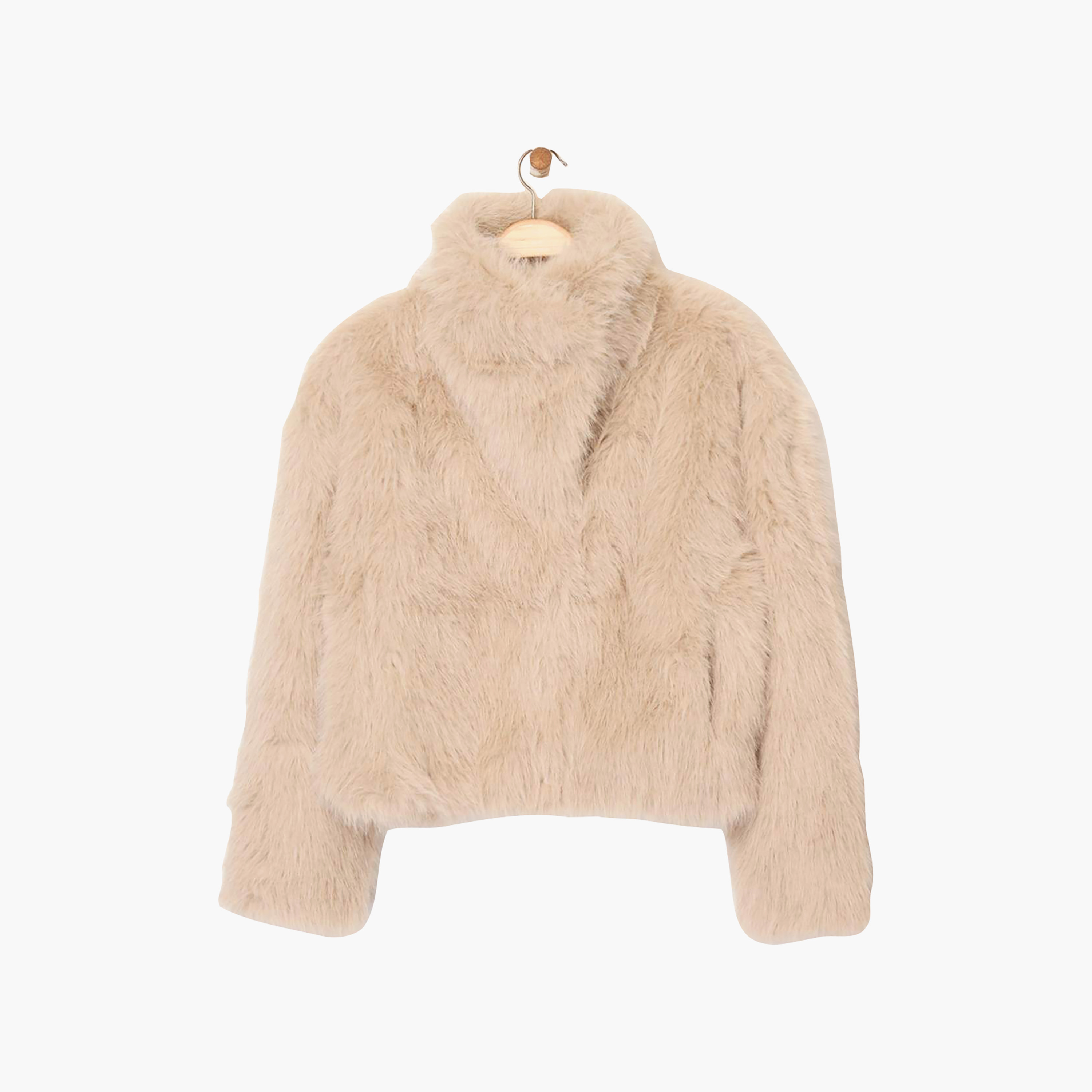 جاكيت حريمي بفرو صناعي بياقة مرتفعة باللون البيج من ترندي أول ميلا-women-winterwear-coatsandjackets-jackets-image-6