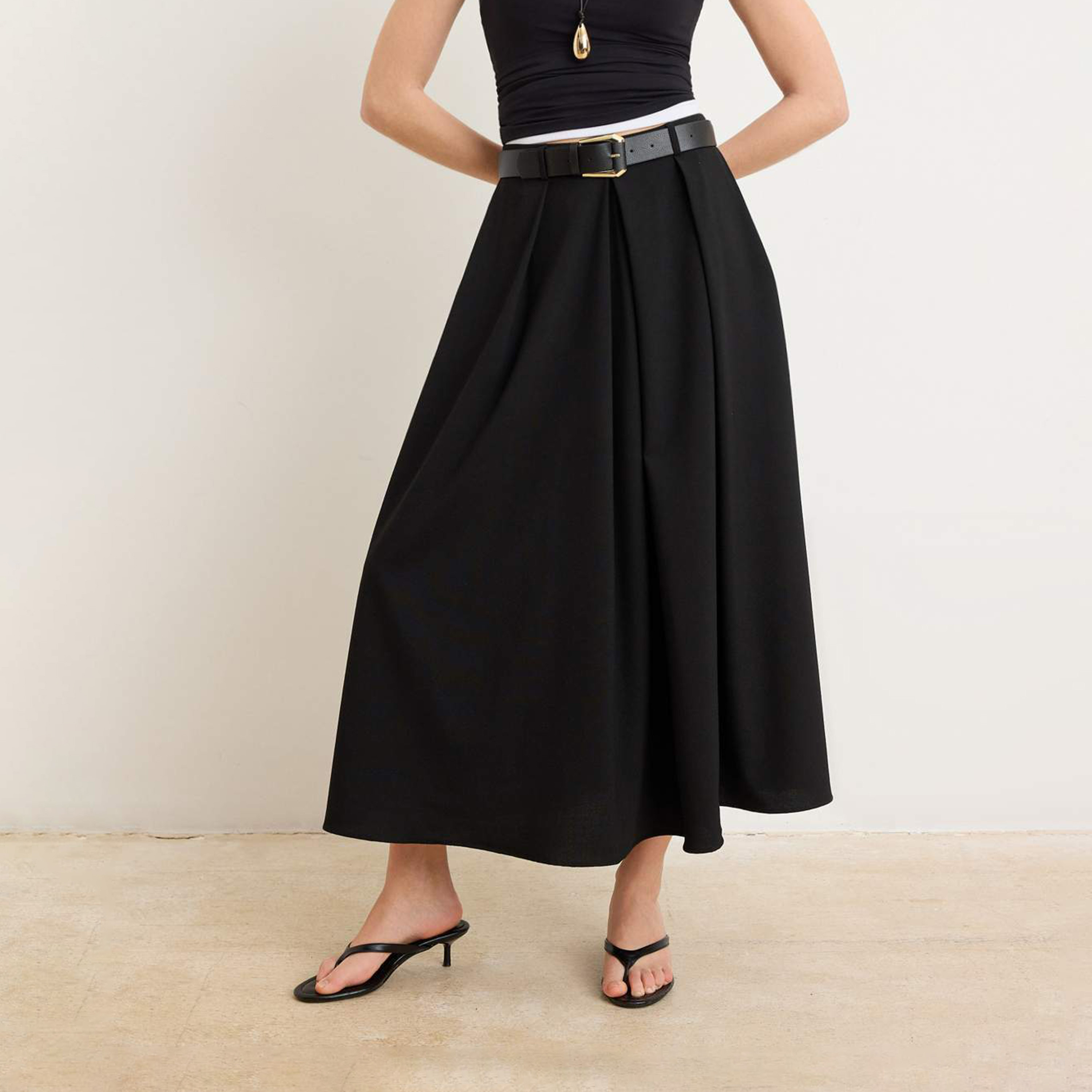 تنورة ميدي واسعة للنساء-women-clothing-skirts-image-1