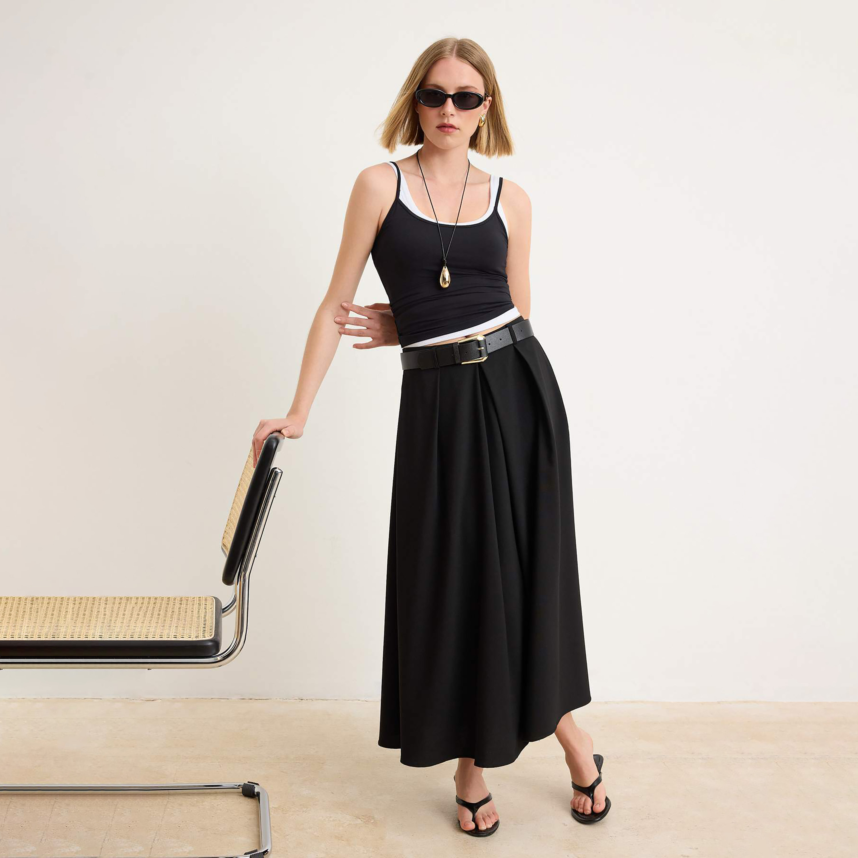 تنورة ميدي واسعة للنساء-women-clothing-skirts-image-2