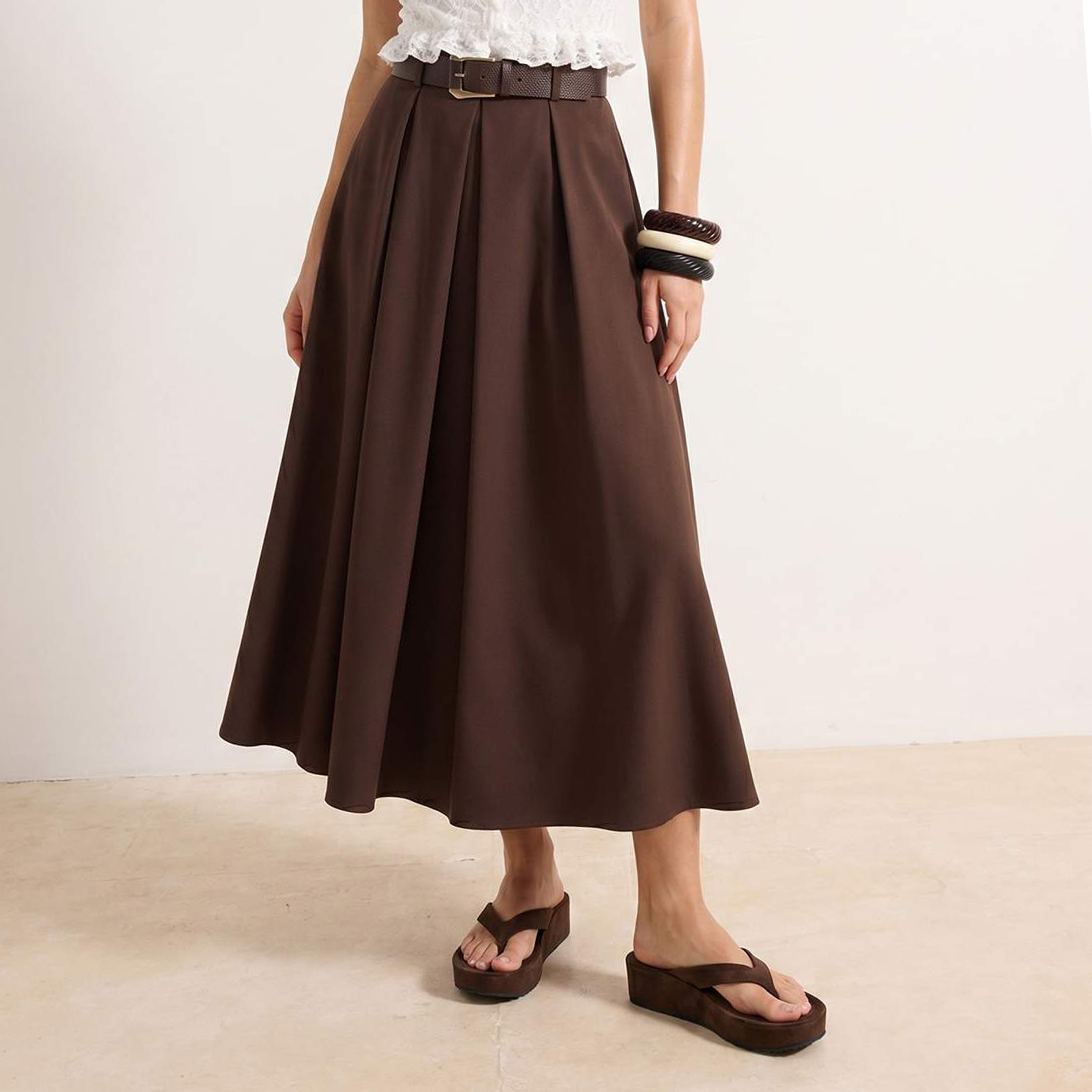 تنورة ميدي واسعة للنساء-women-clothing-skirts-image-1