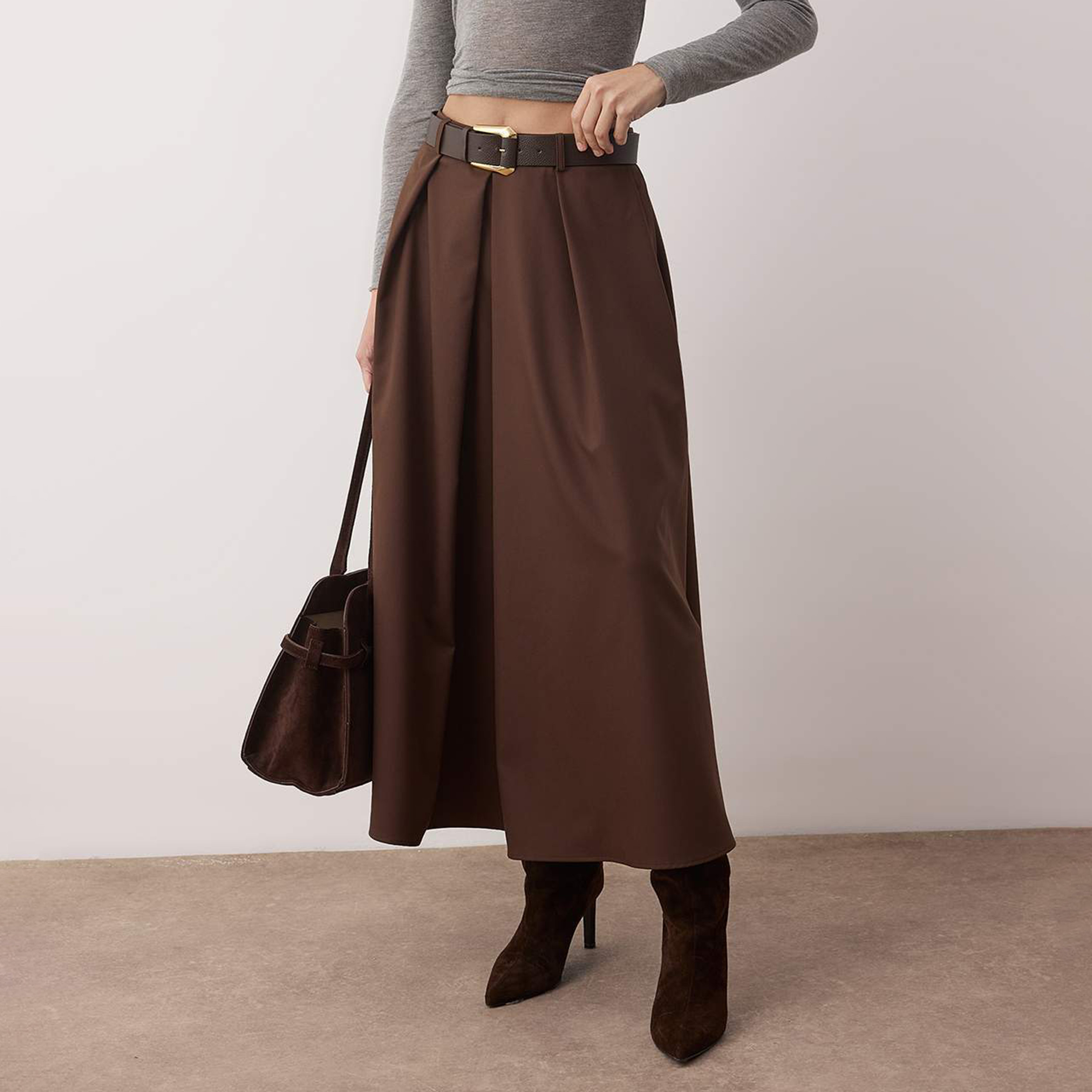 تنورة ميدي واسعة للنساء-women-clothing-skirts-image-4