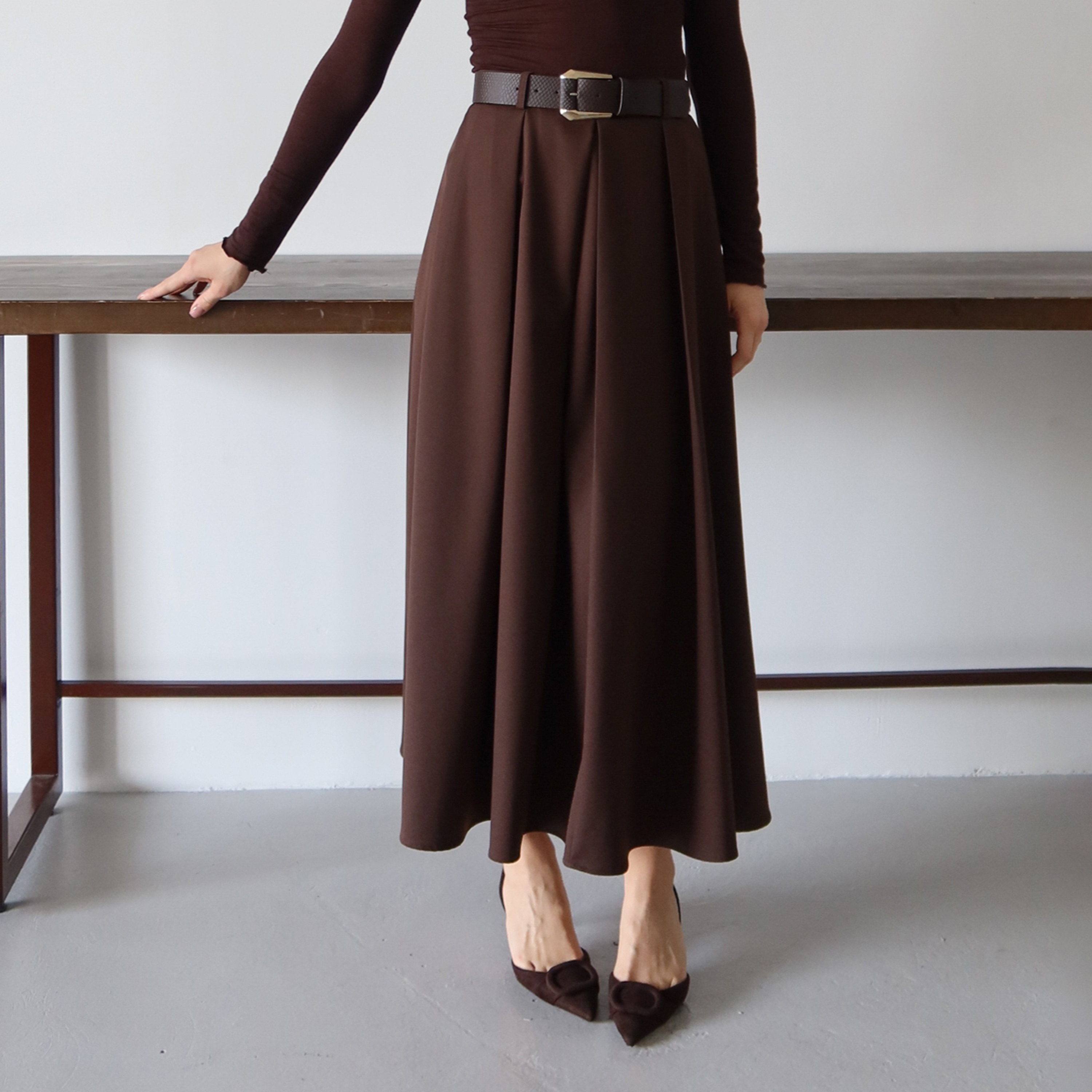 تنورة ميدي واسعة للنساء-women-clothing-skirts-image-7