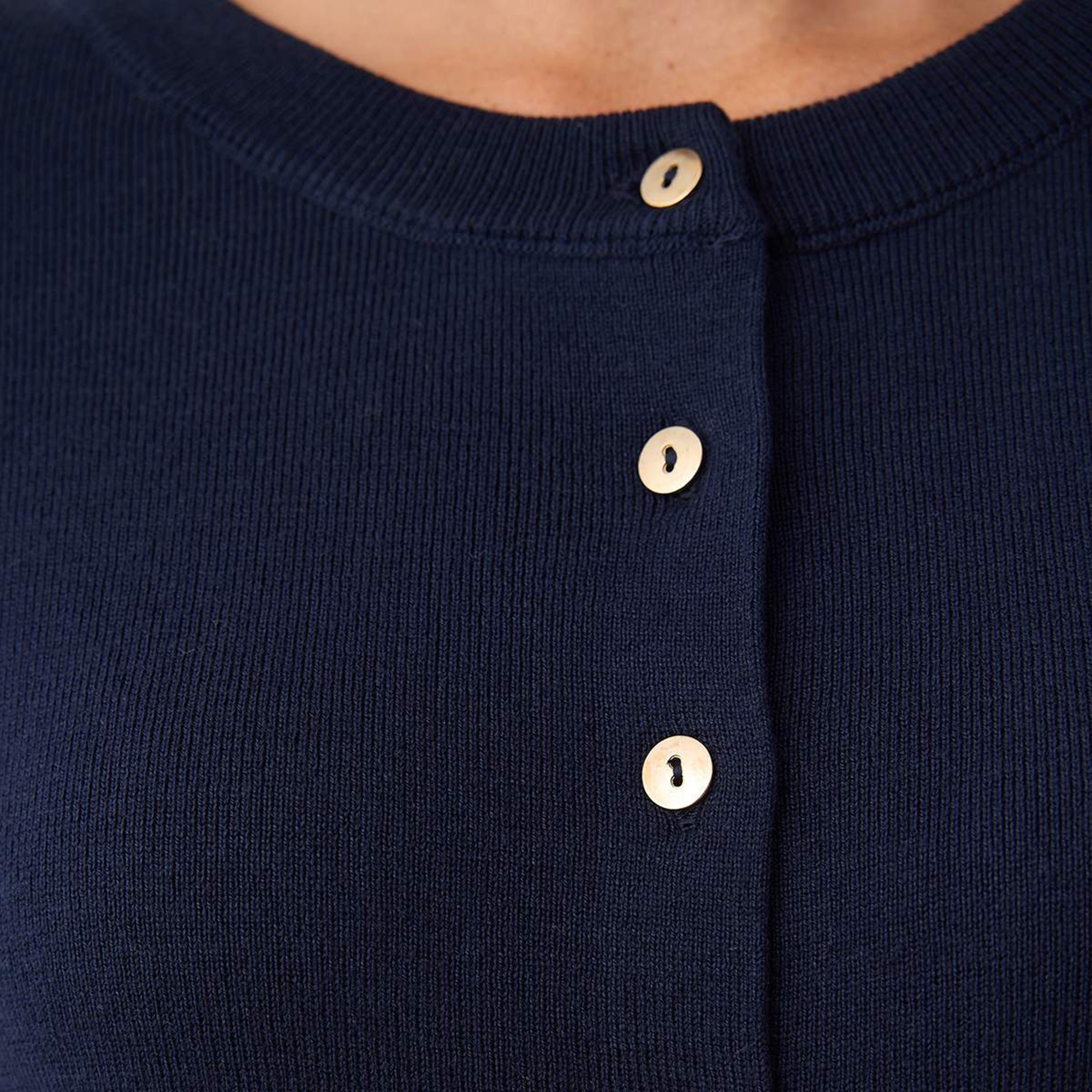 كارديجان حريمي بأكمام ضيقة باللون الكحلي من تريندي يول ميلا-women-winterwear-cardigansandjumpers-cardigans-image-4