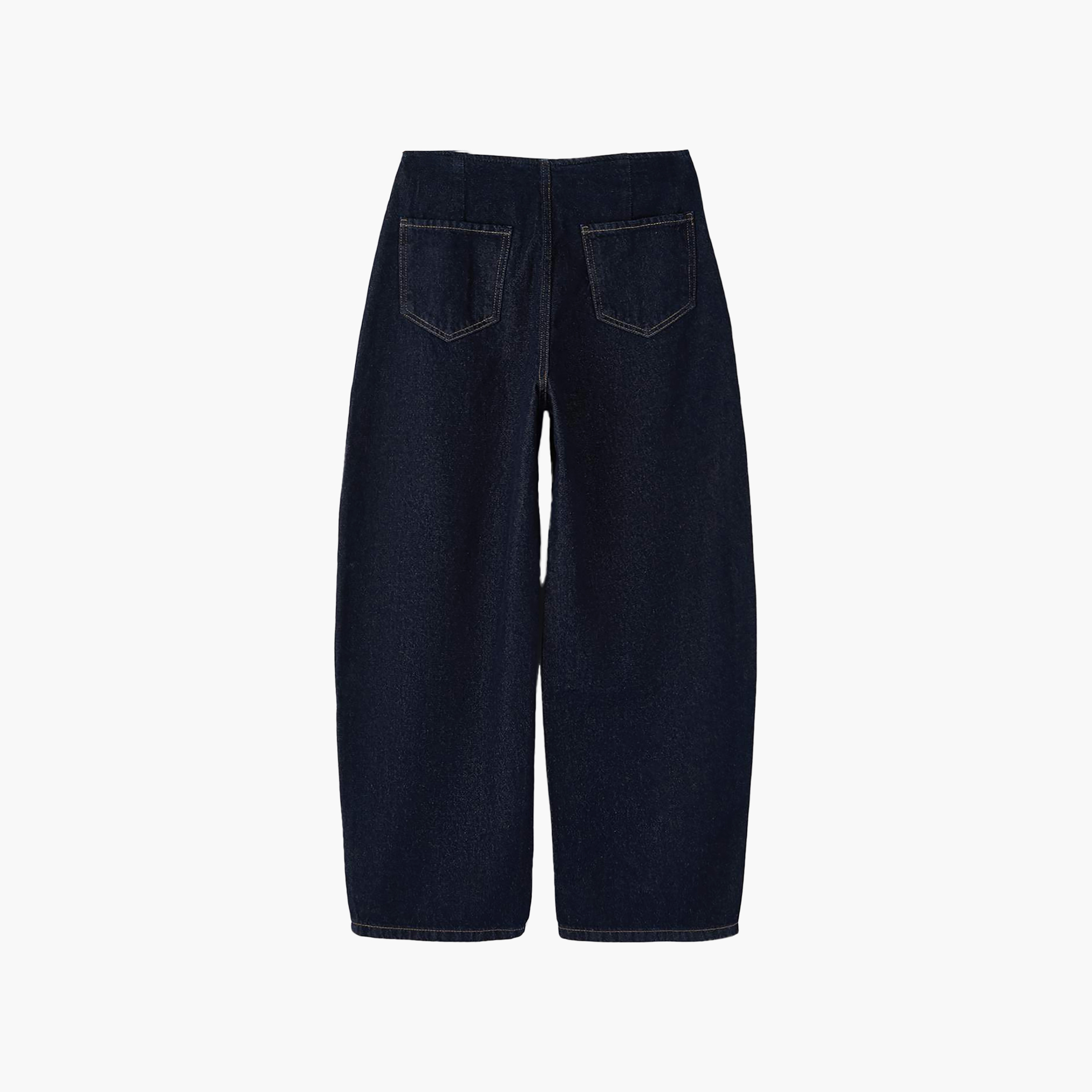 Trendyolmilla Blue Cotton Women's Barrel Leg Jeans-women-clothing-jeans-image-6