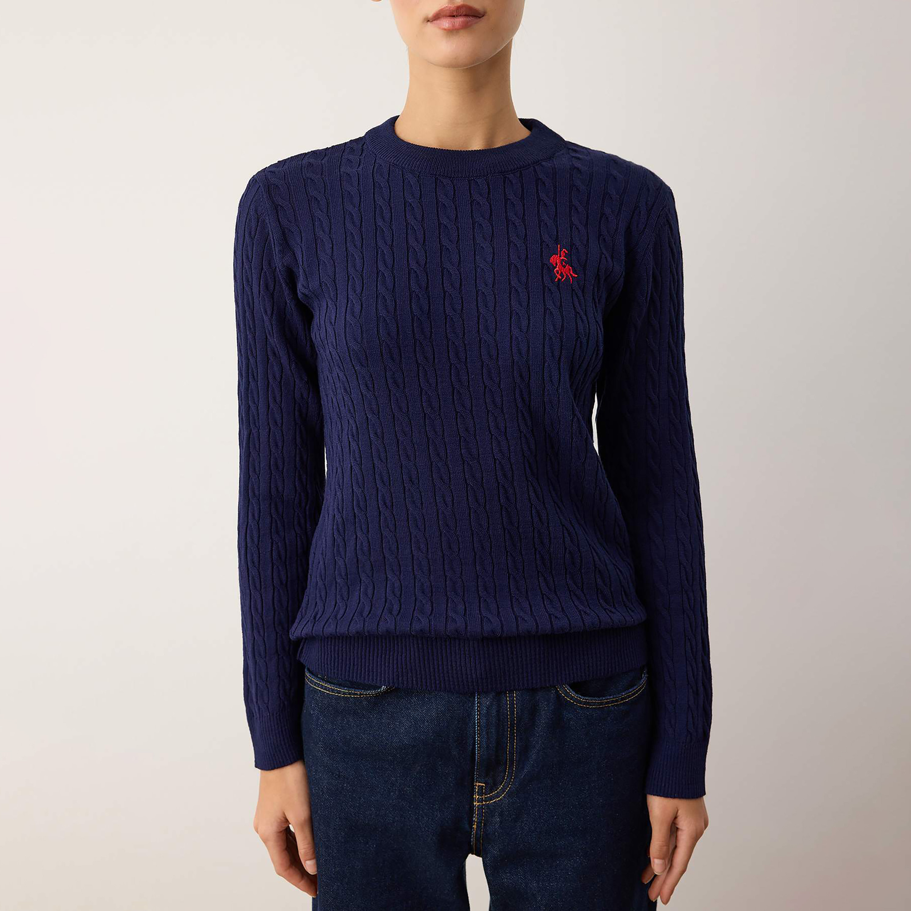بلوفر حريمي بنقشة الضفيرة المحبوكة من تريندyol ميلا-women-winterwear-cardigansandjumpers-jumpers-image-4