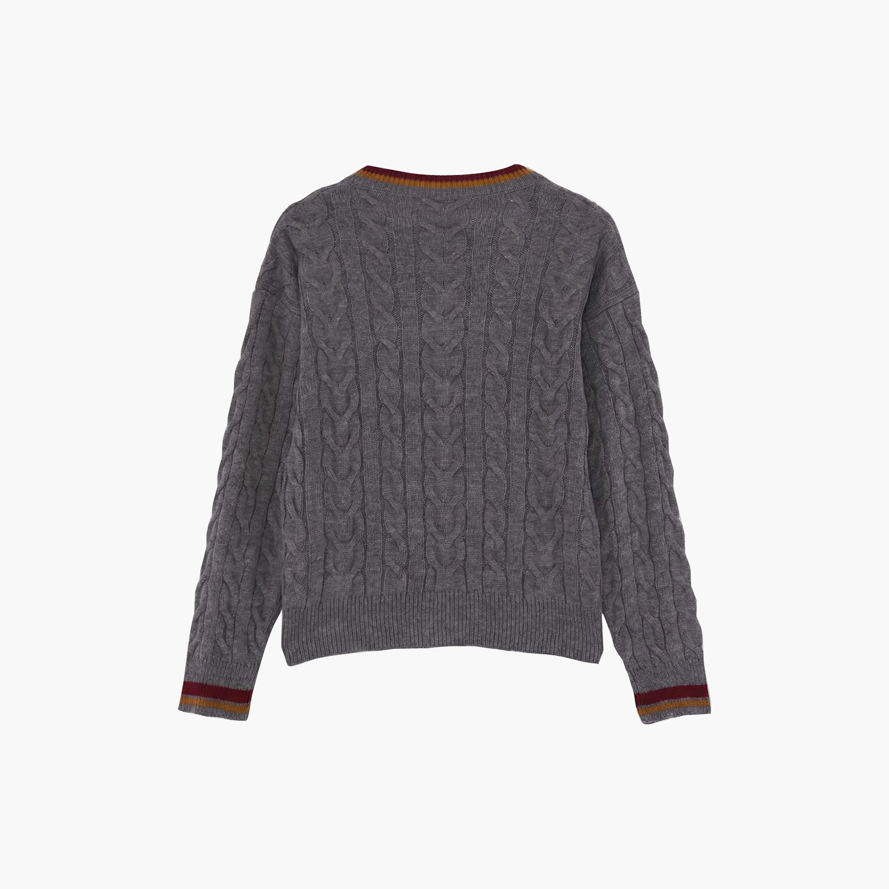 سويتر حريمي بحياكة ضفائر وأكمام منسدلة من ترينديول ميلا-women-winterwear-cardigansandjumpers-jumpers-image-5