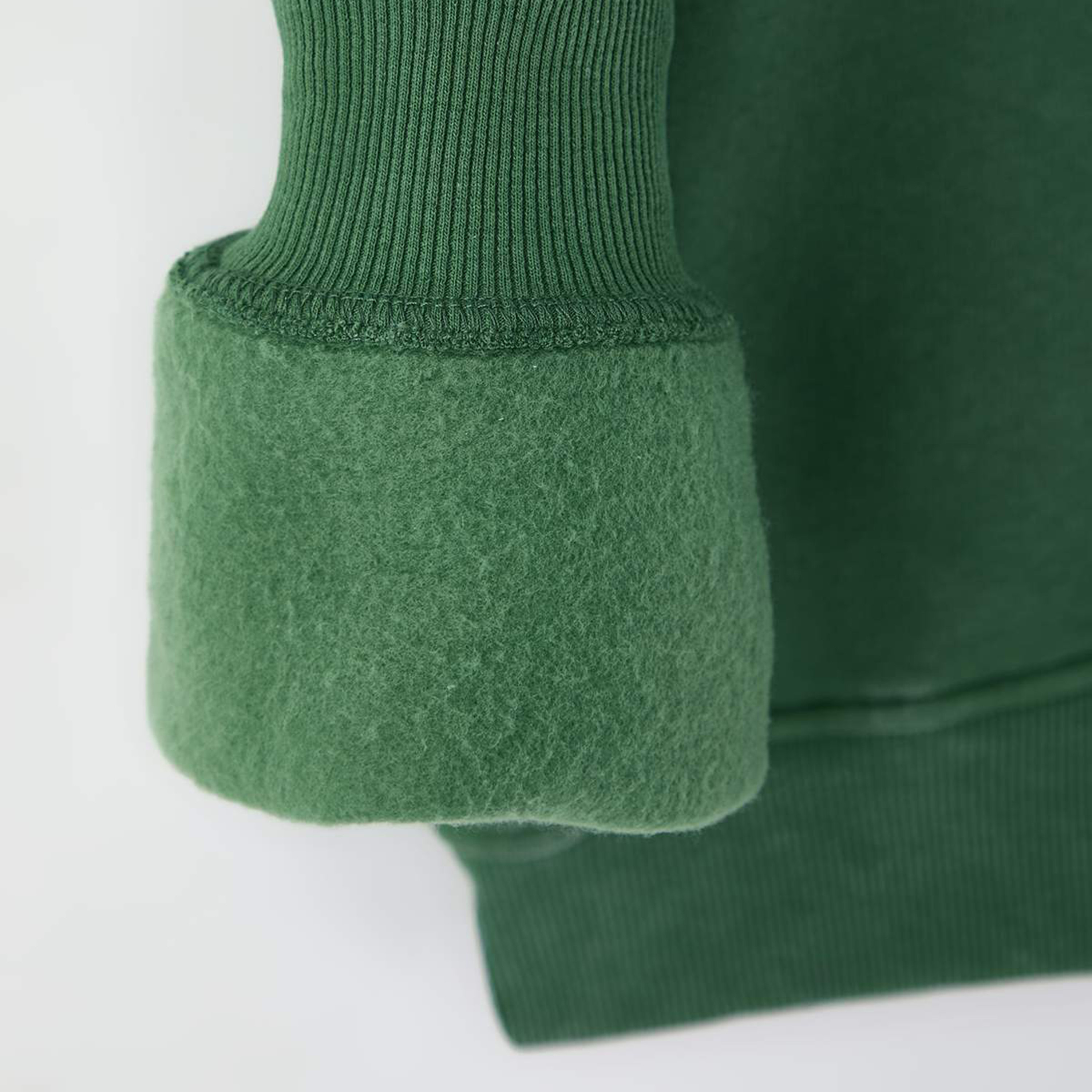 سويت شيرت حريمي أخضر بطبعة جرافيك وأكمام منسدلة من تريندyول ميلا-women-clothing-hoodiesandsweatshirts-sweatshirts-image-5