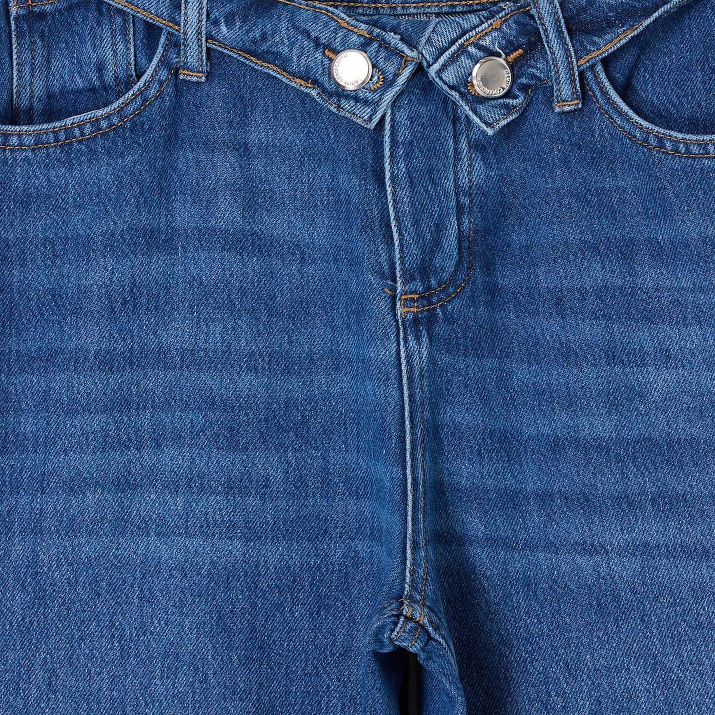Trendyolmilla Blue Women's Straight Jeans-women-clothing-jeans-image-4