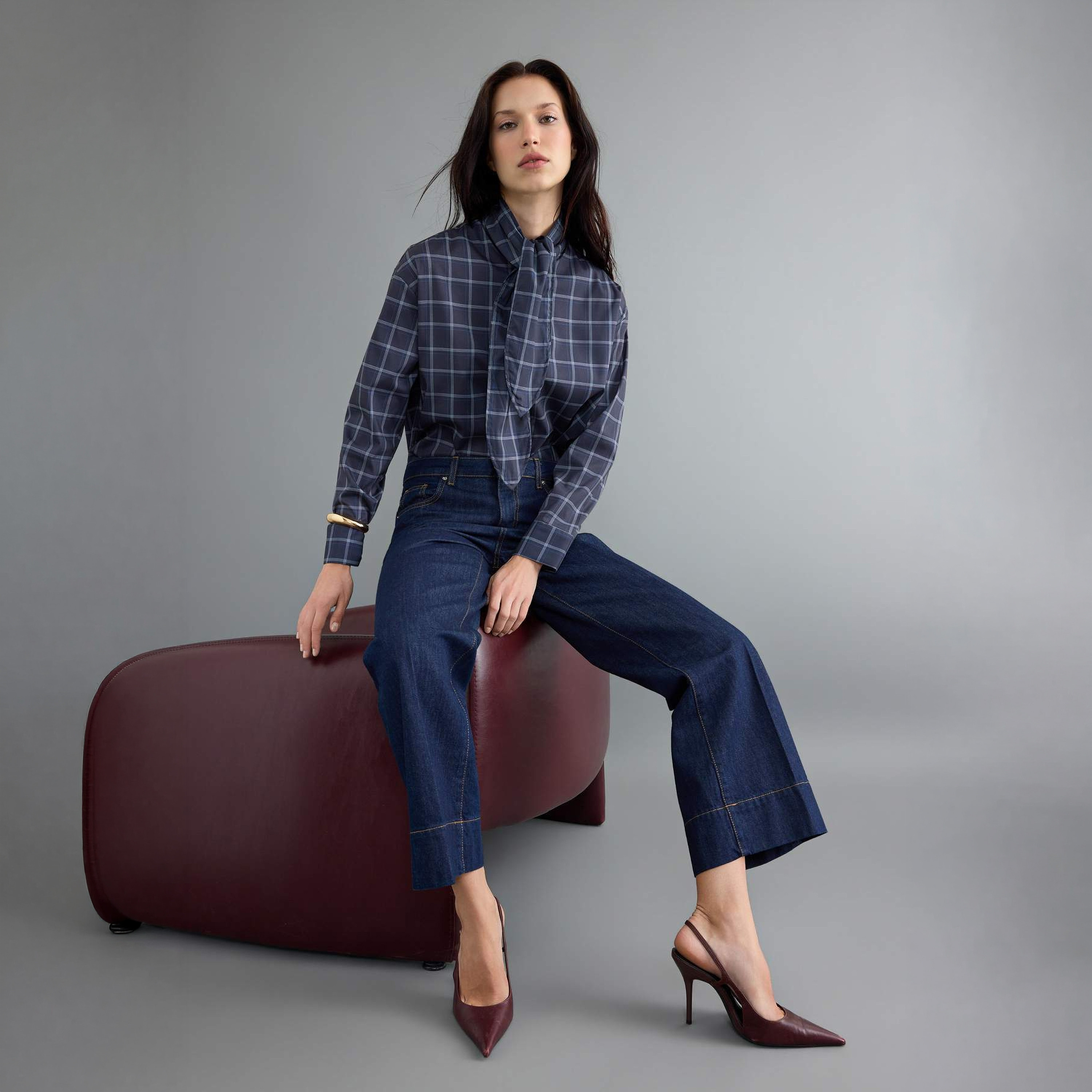 جينز مستقيم حريمي أزرق من قماش القطن من ترينديول ميلا-women-clothing-jeans-image-2