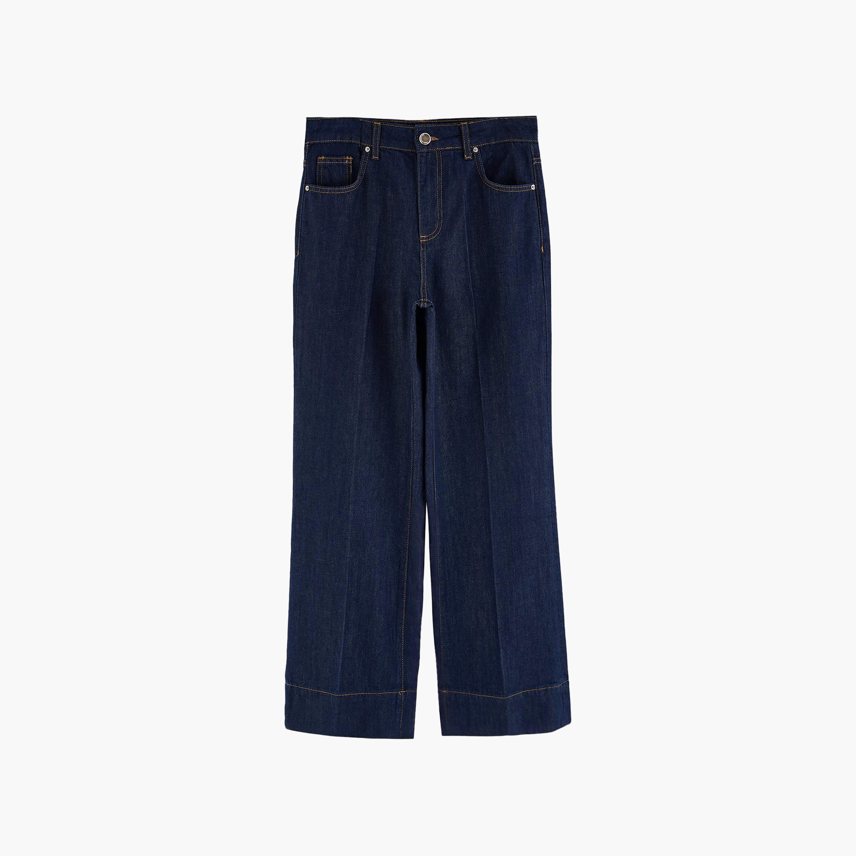 جينز مستقيم حريمي أزرق من قماش القطن من ترينديول ميلا-women-clothing-jeans-image-6