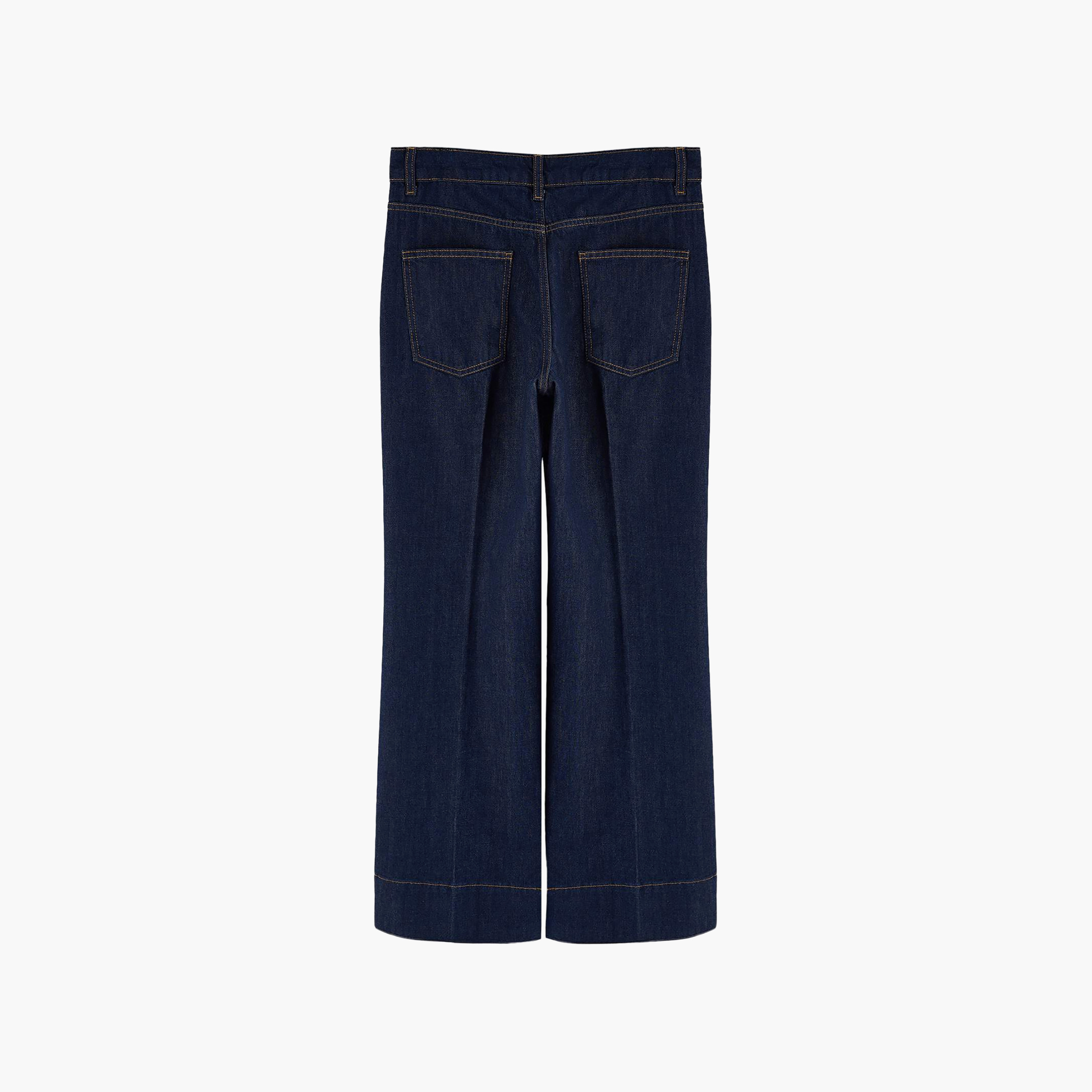 جينز مستقيم حريمي أزرق من قماش القطن من ترينديول ميلا-women-clothing-jeans-image-7