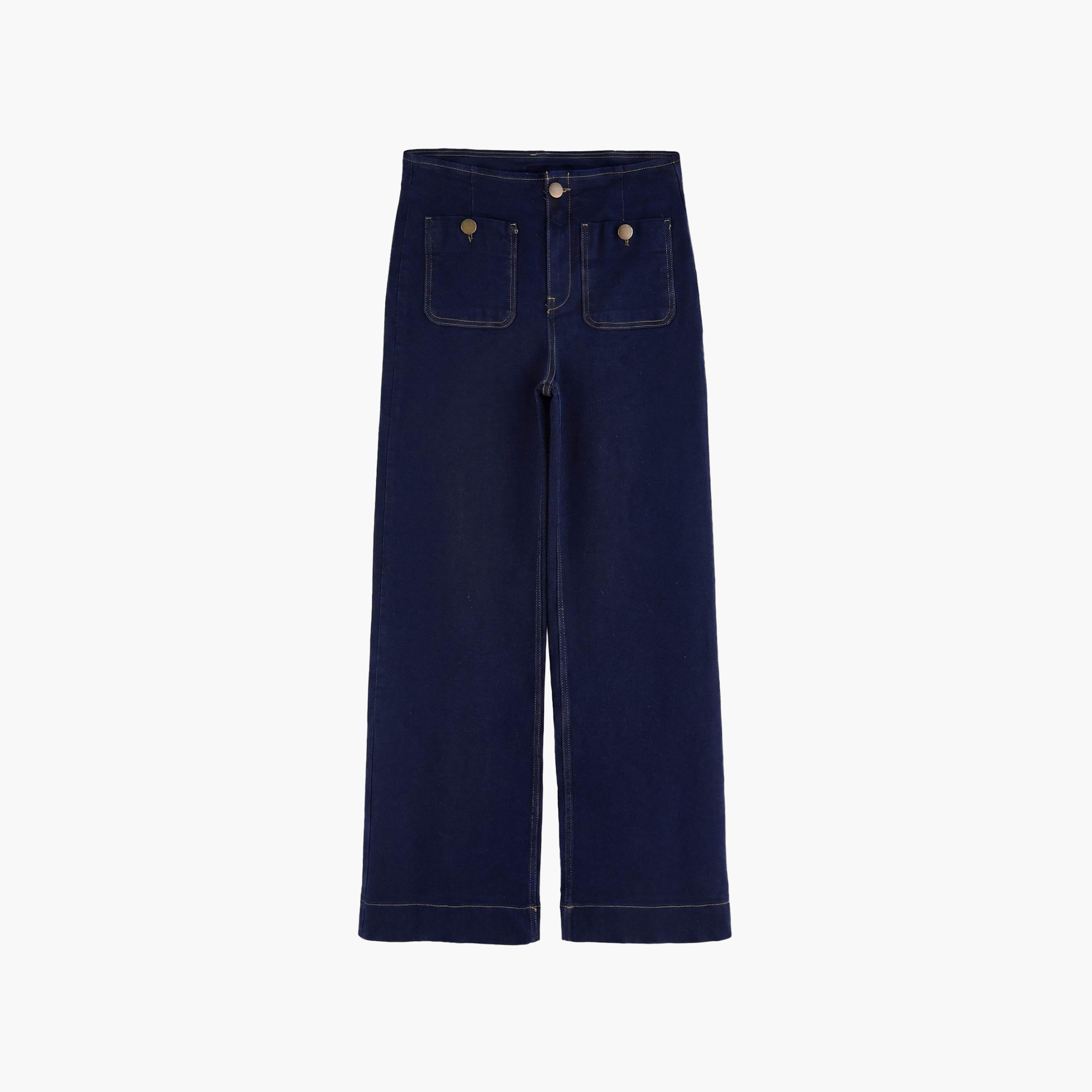 Trendyolmilla Blue Women's Straight Jeans-women-clothing-jeans-image-7