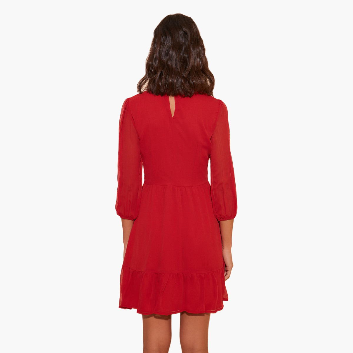 Trendyol Lace Mini A-line Dress with 3/4 Sleeves-women-clothing-dresses-image-5