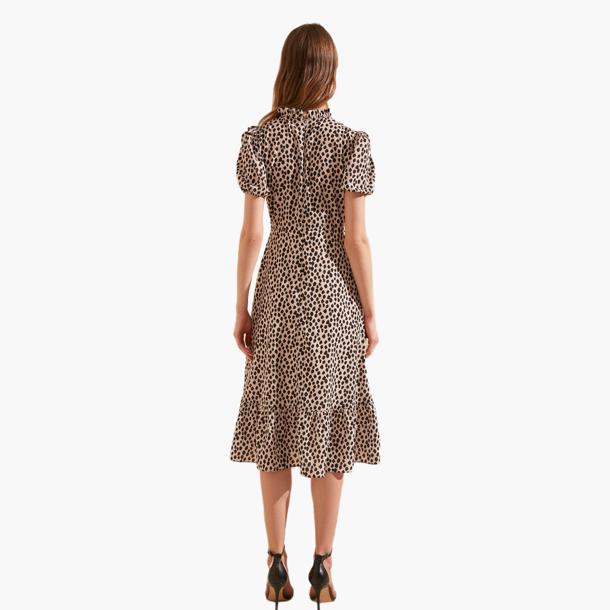 ترينديول أخضر متوسط الطول فستان-women-clothing-dresses-image-8