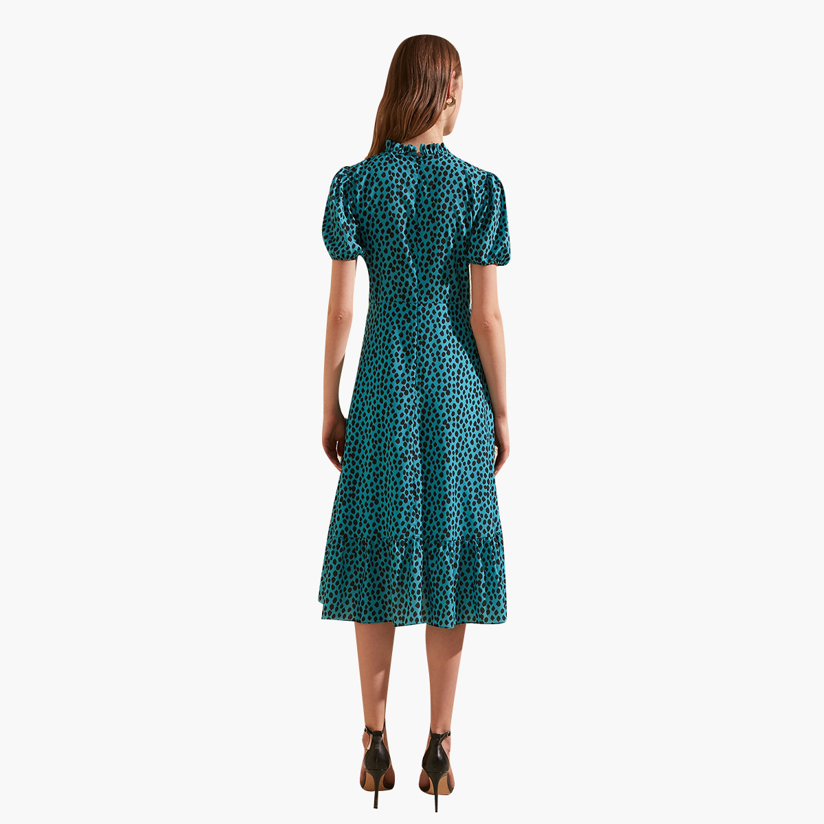 ترينديول أخضر متوسط الطول فستان-women-clothing-dresses-image-4