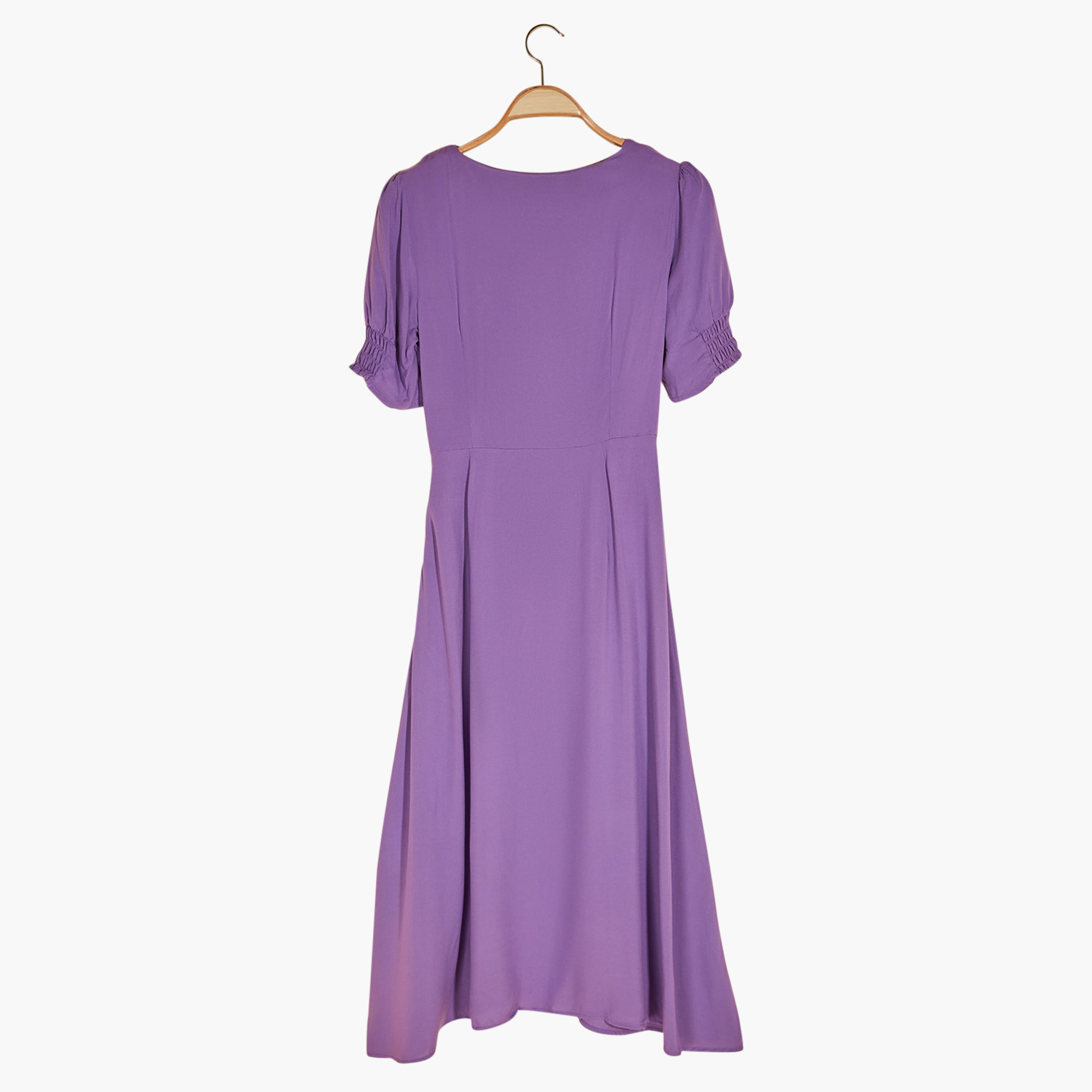 Trendyol V-neck Maxi Dress with Short Sleeves-women-clothing-dresses-image-6