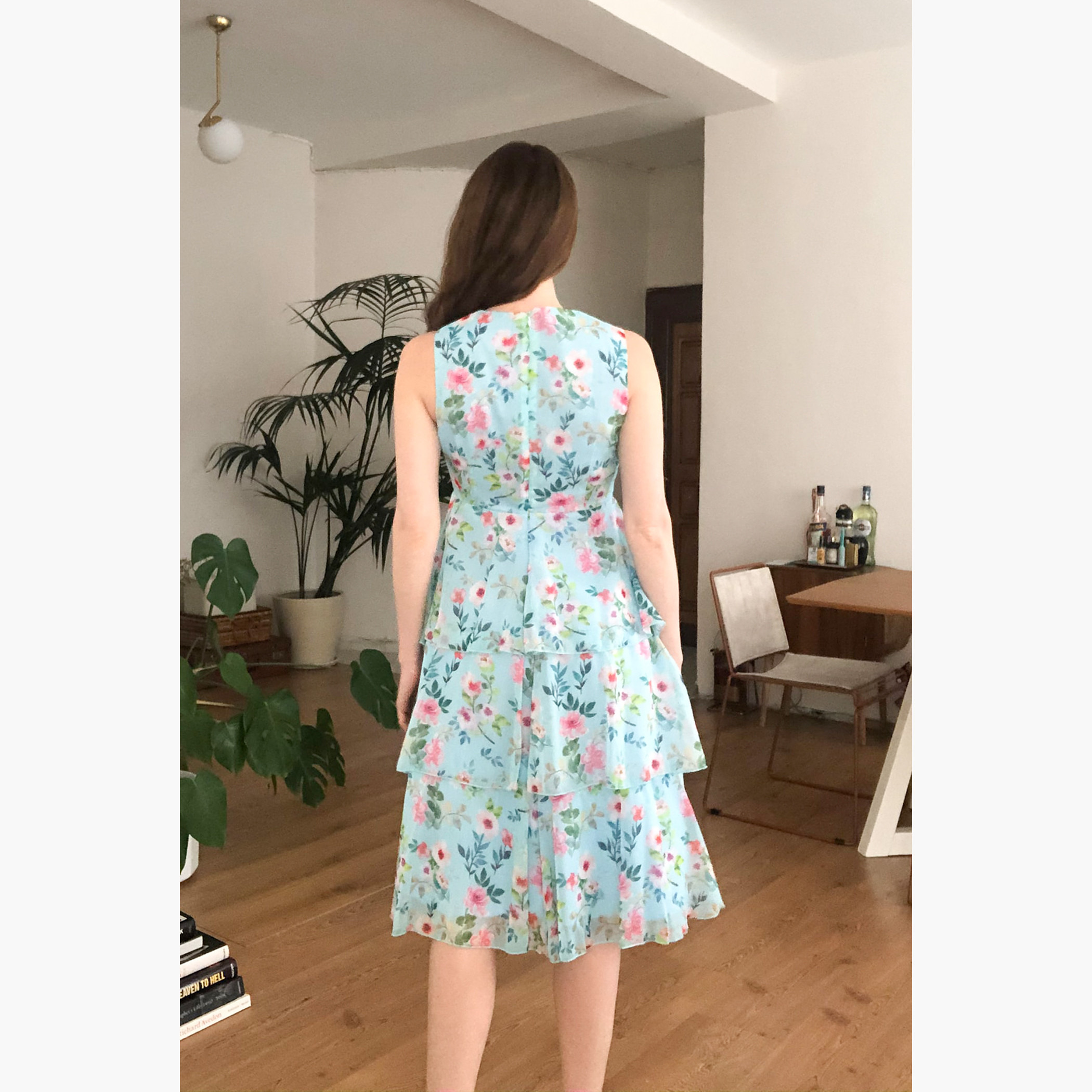 فستان ميدي دون أكمام متعدد الطبقات بطبعات أزهار من ترينديول-women-clothing-dresses-image-4