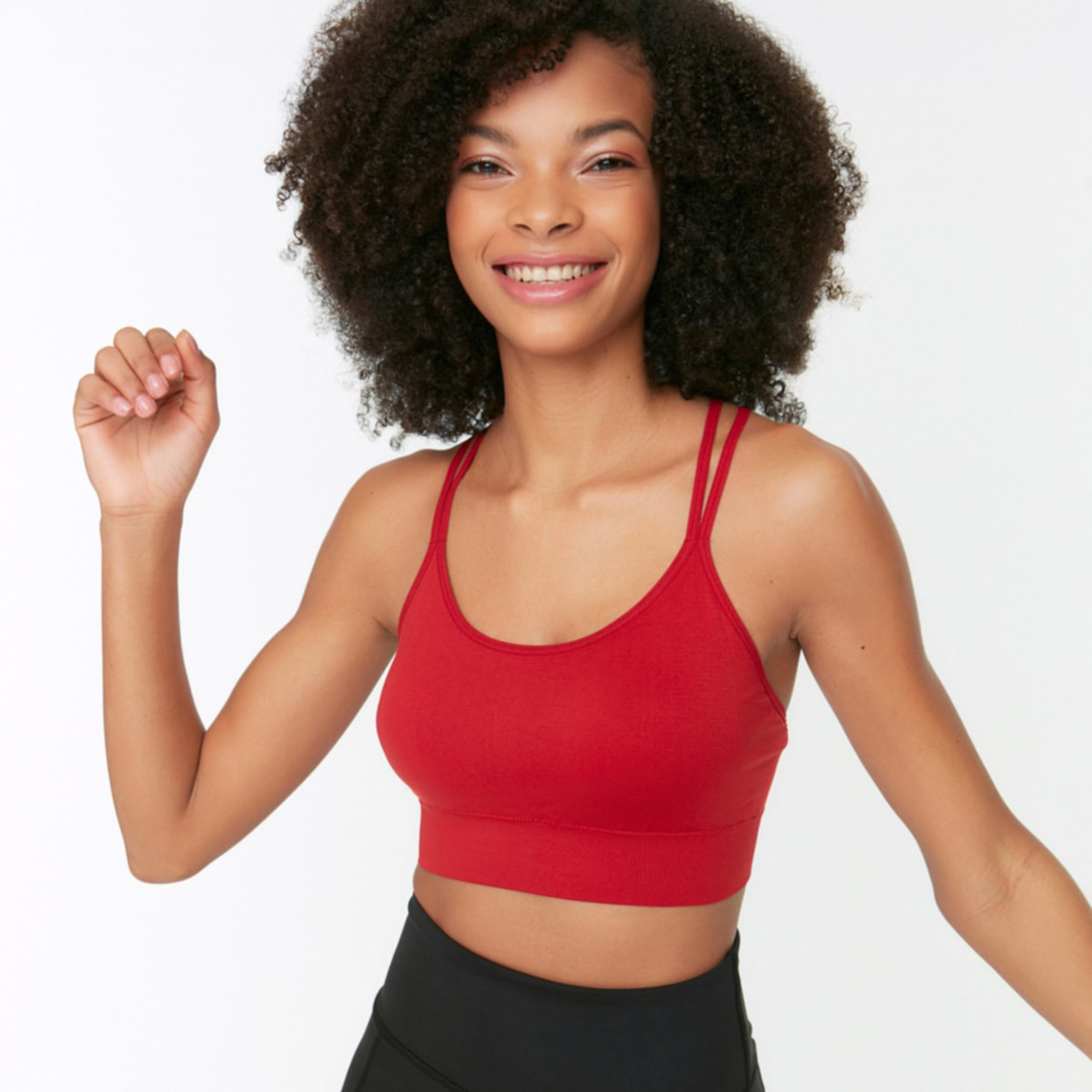 Plain hot sale sports bra