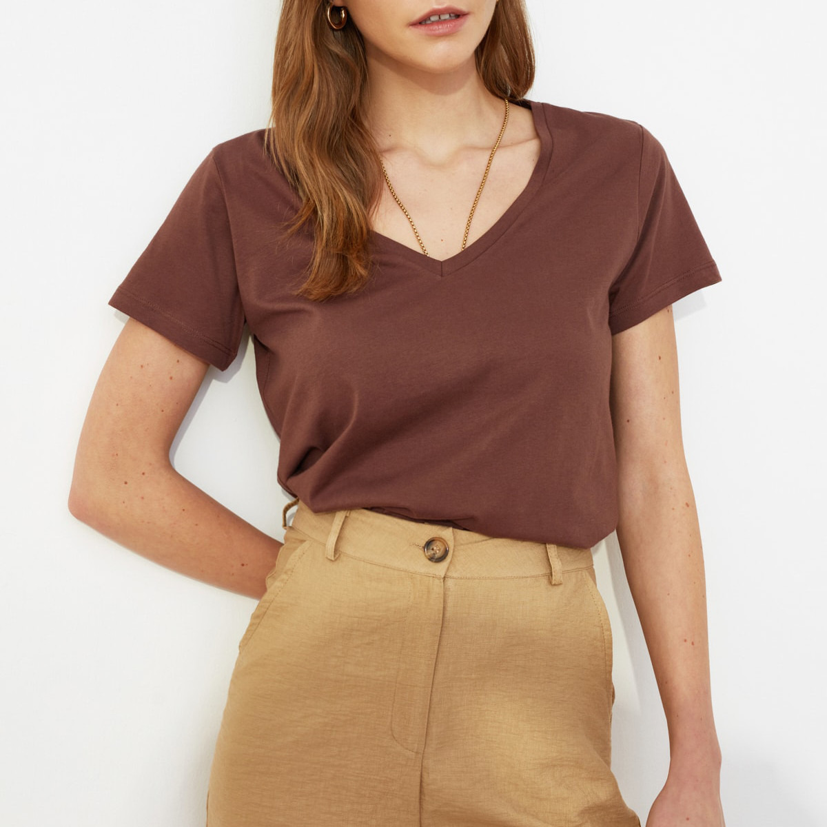 فيرو مودا أزرق تي شيرت-women-clothing-tshirts-image-6