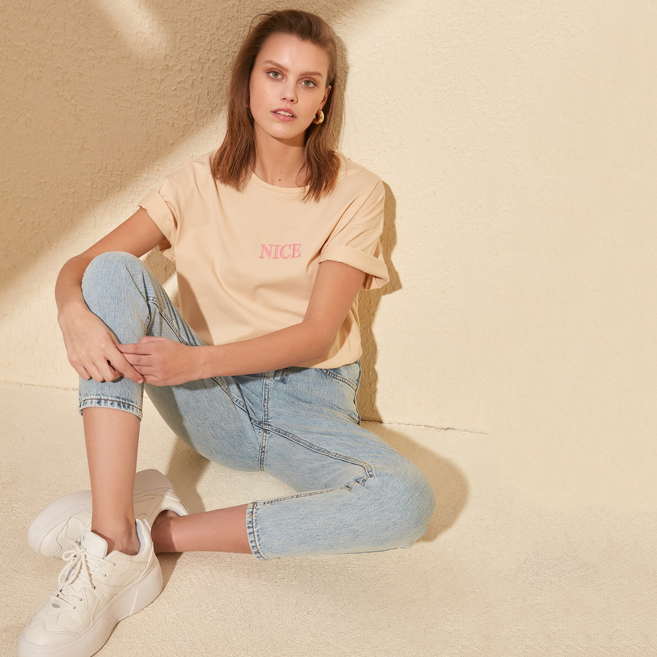 Trendyol Women Solid Round Neck T-Shirt-PROMO_CP_OM_BUY6GET20PEROFF_1234-image-2