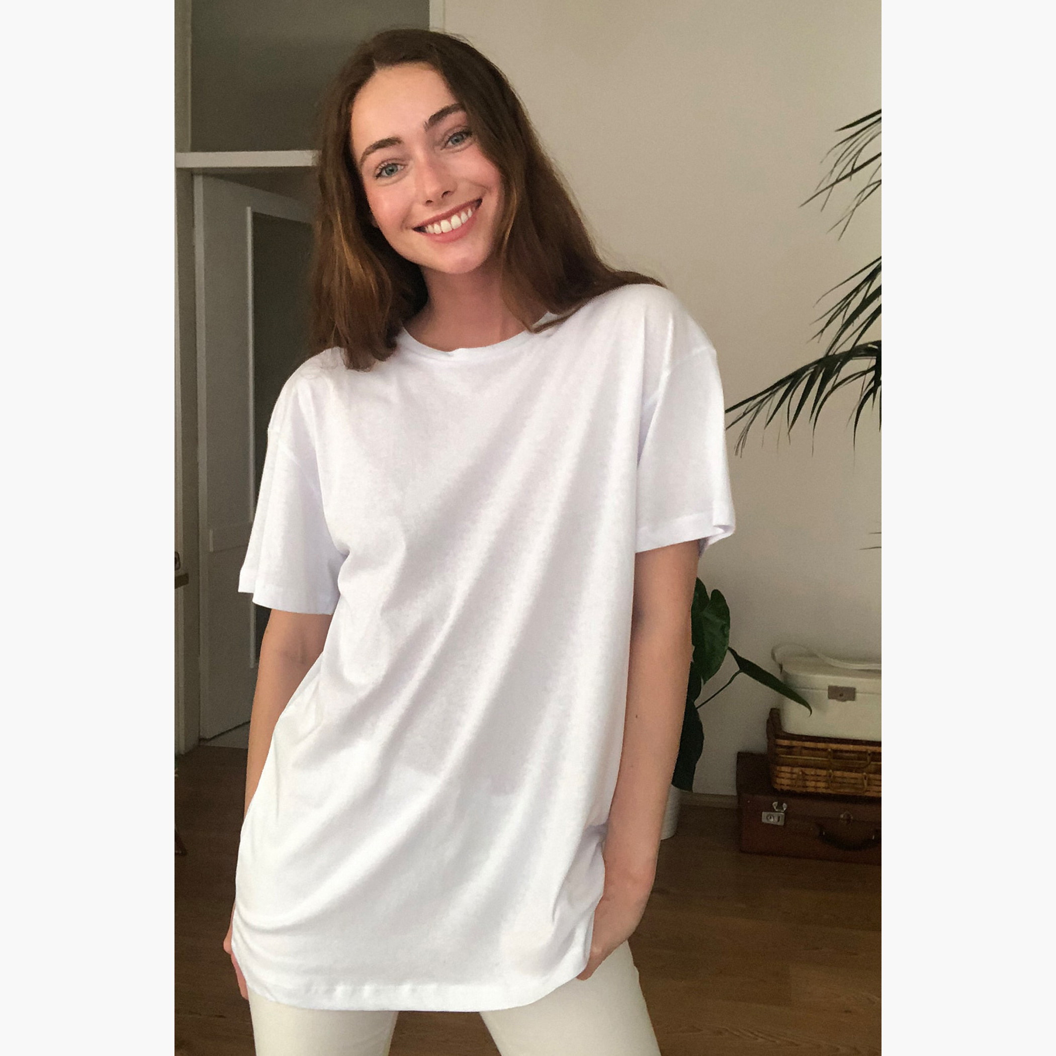 Trendyol Printed Crew Neck T-shirt with Short Sleeves-women-clothing-tshirts-image-5