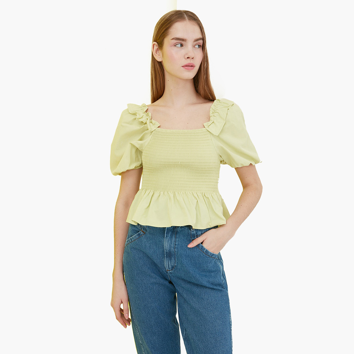 فيرو مودا أزرق تي شيرت-women-clothing-shirtsandblouses-blouses-image-1
