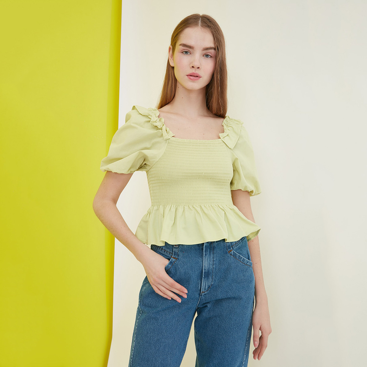 فيرو مودا أزرق تي شيرت-women-clothing-shirtsandblouses-blouses-image-4