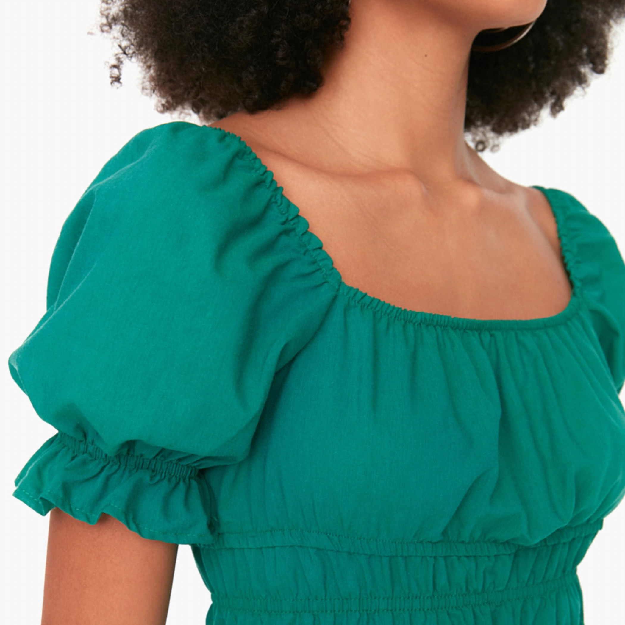 ترينديول أخضر متوسط الطول فستان-women-clothing-dresses-image-4