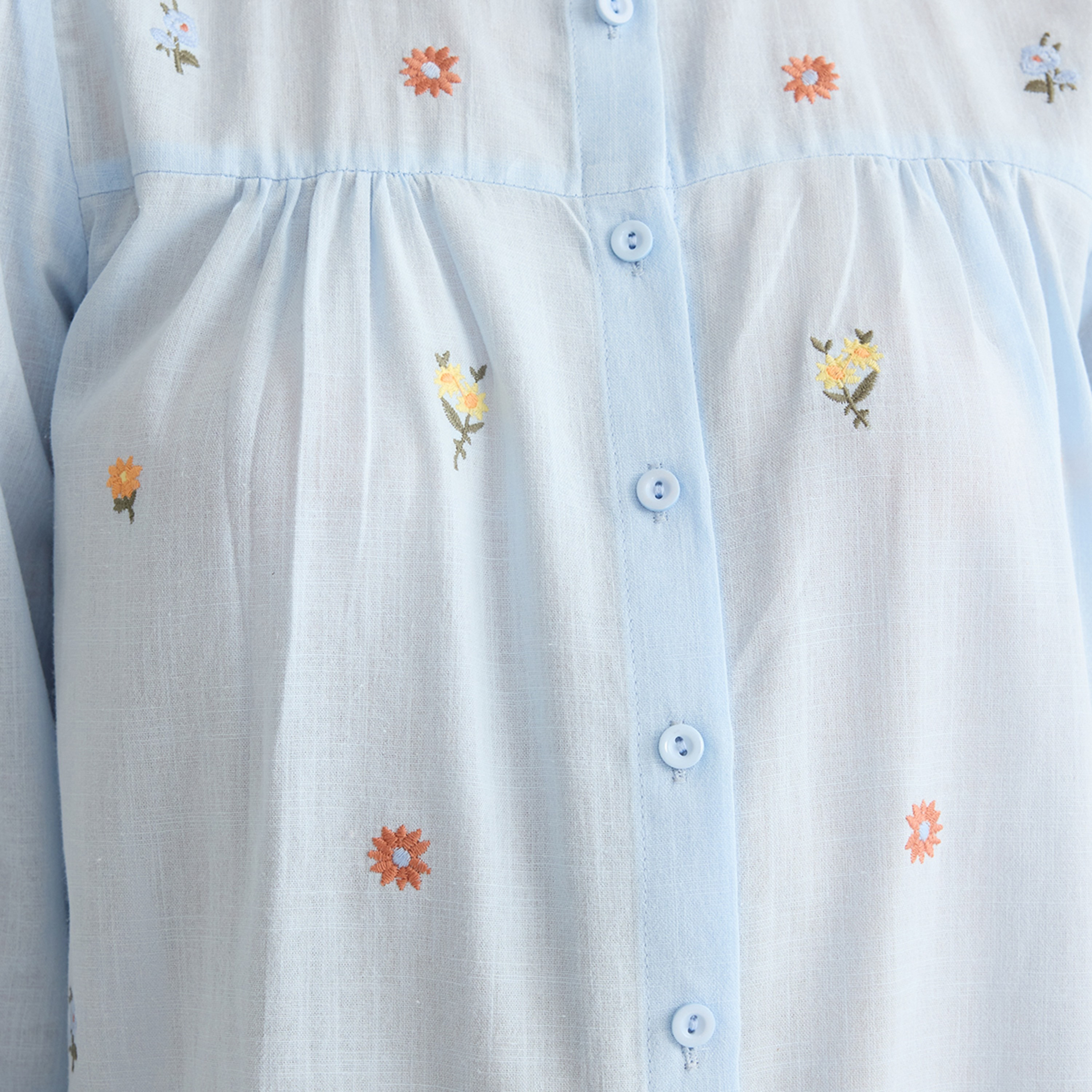 قميص نسائي بياقة دائرية مطرزة بالزهور-women-clothing-shirtsandblouses-shirts-image-13