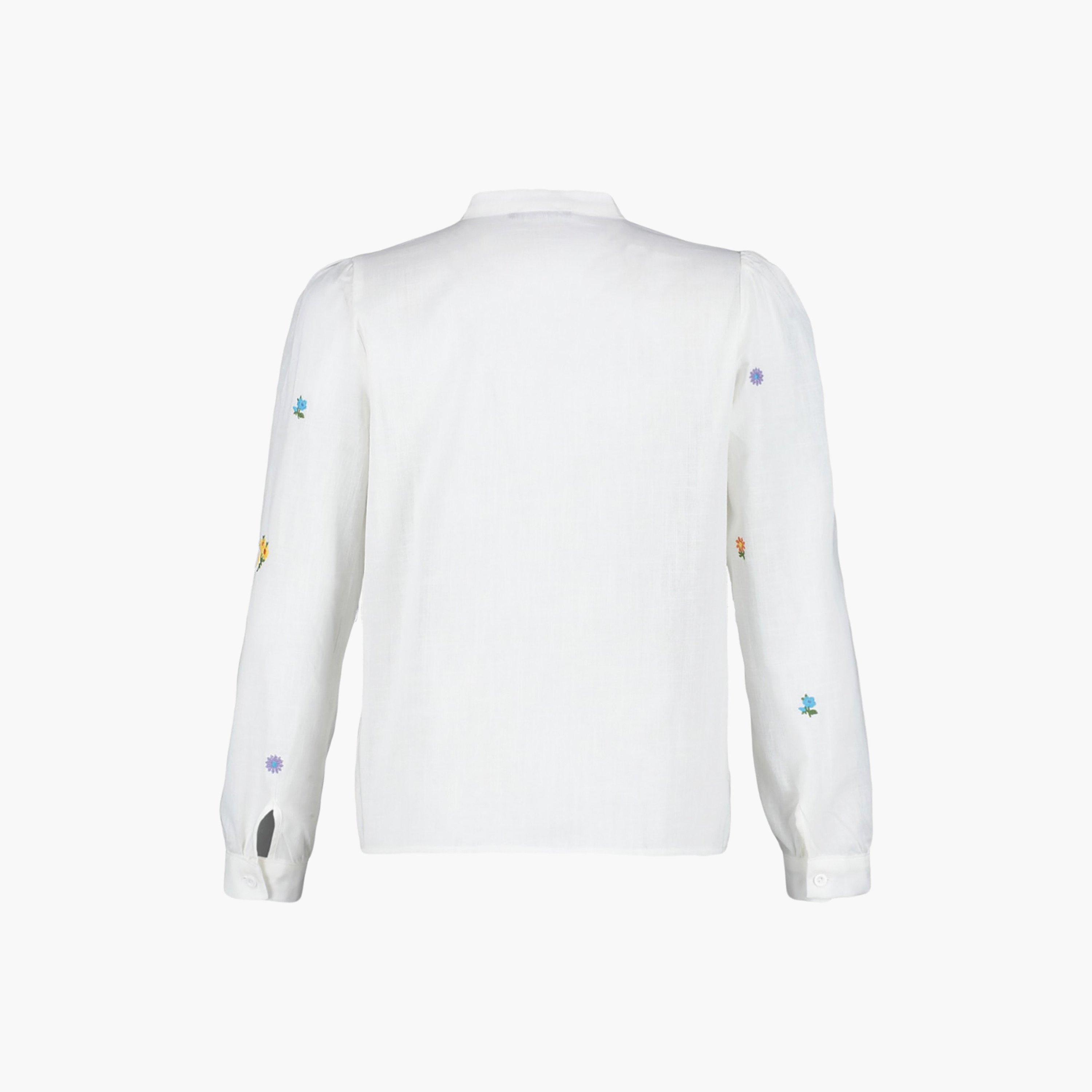 قميص نسائي بياقة دائرية مطرزة بالزهور-women-clothing-shirtsandblouses-shirts-image-9