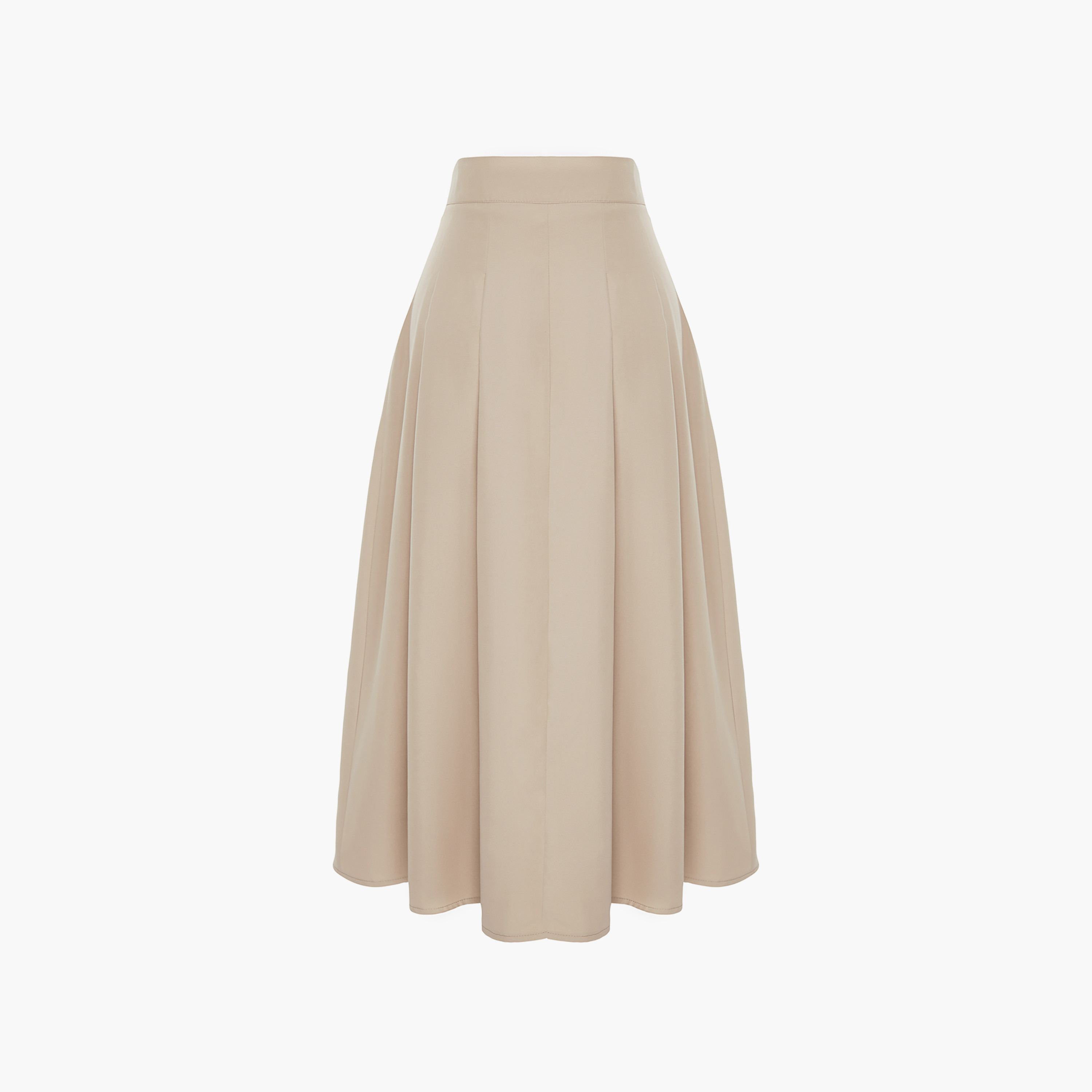 تنورة ميدي نسائية بيج واسعة-women-clothing-skirts-image-7
