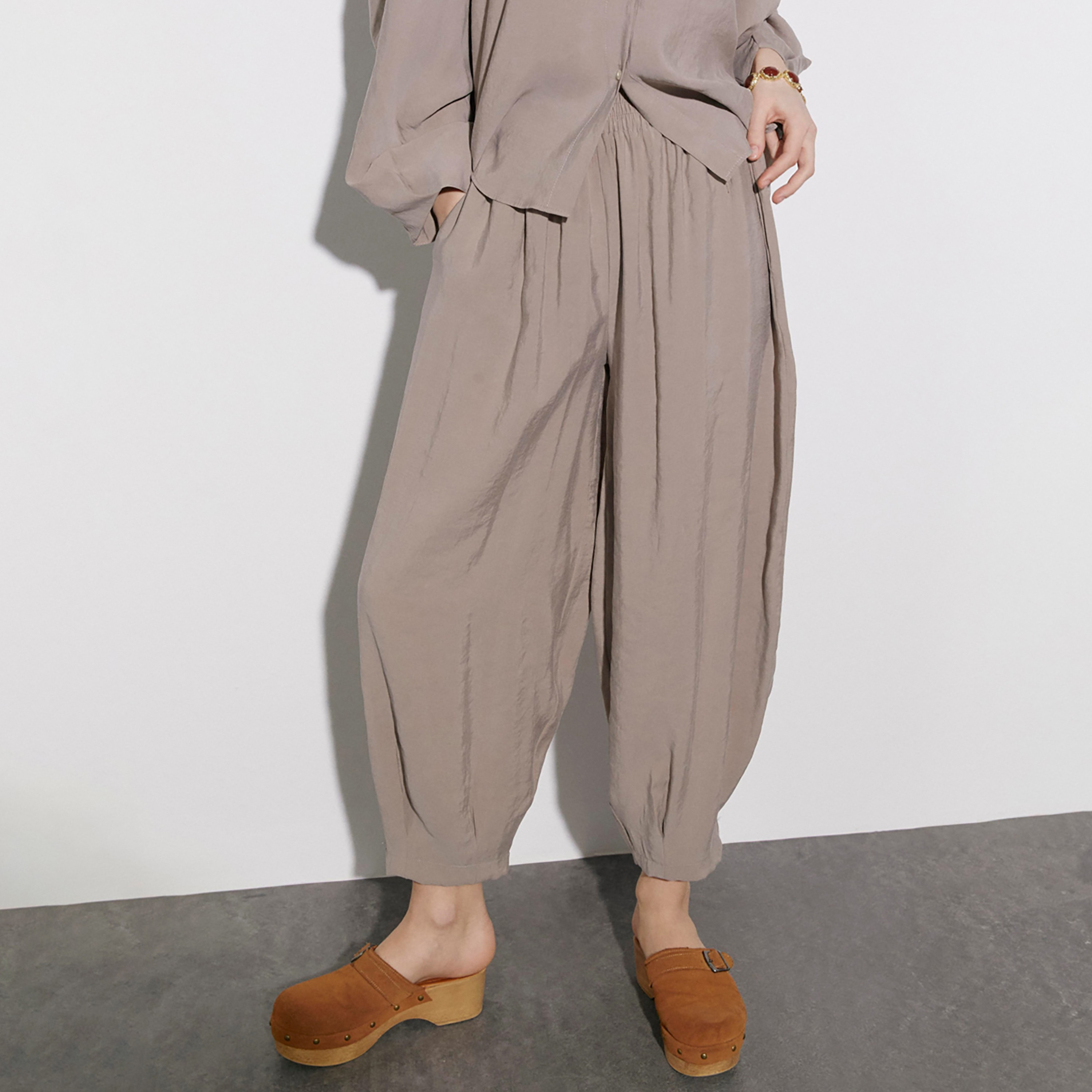 Trendyolmilla Collared Women's Shirt & Trousers Set-women-clothing-coordsets-image-3