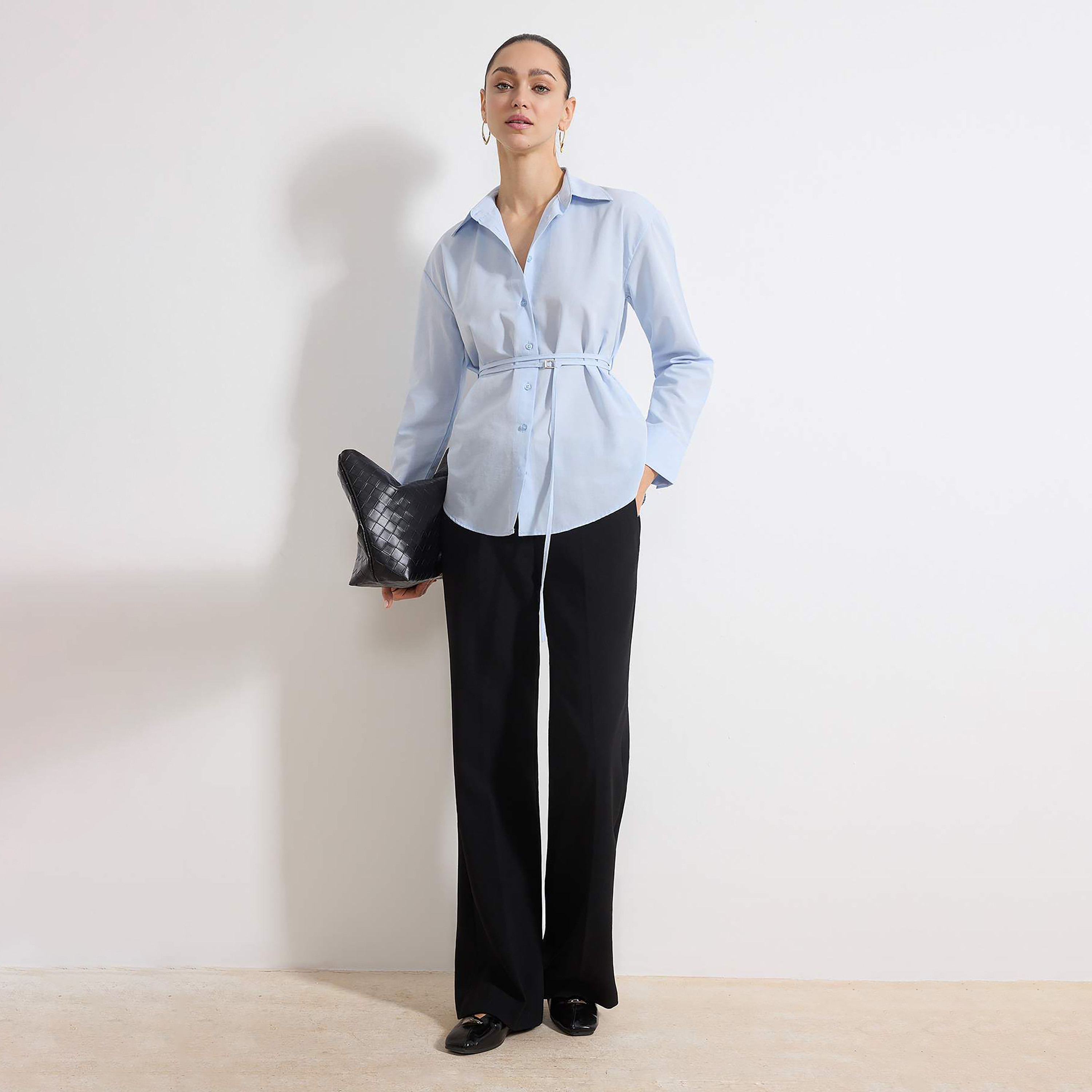 Trendyolmilla Collared Women's Shirt-women-clothing-shirtsandblouses-shirts-image-2