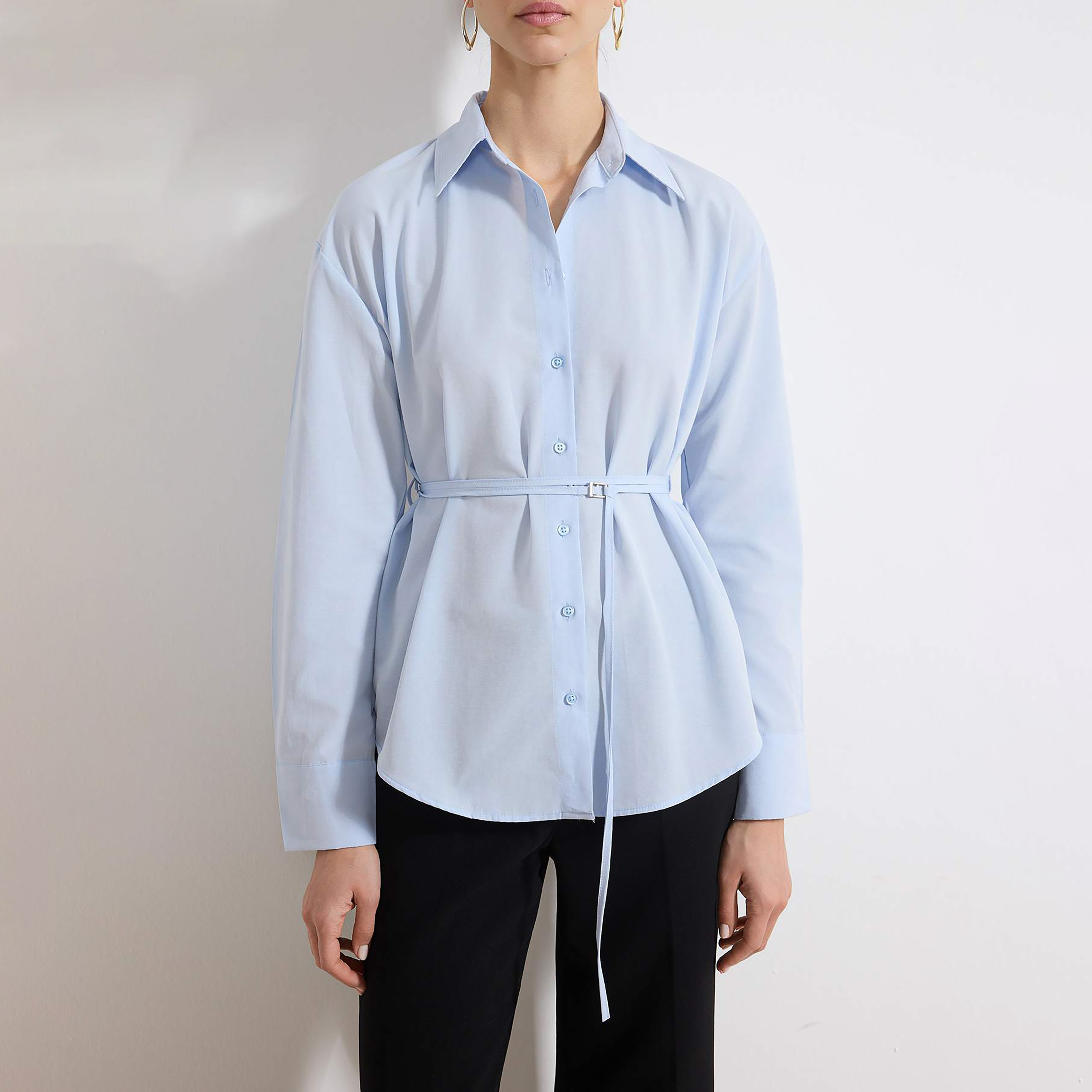 Trendyolmilla Collared Women's Shirt-women-clothing-shirtsandblouses-shirts-image-4