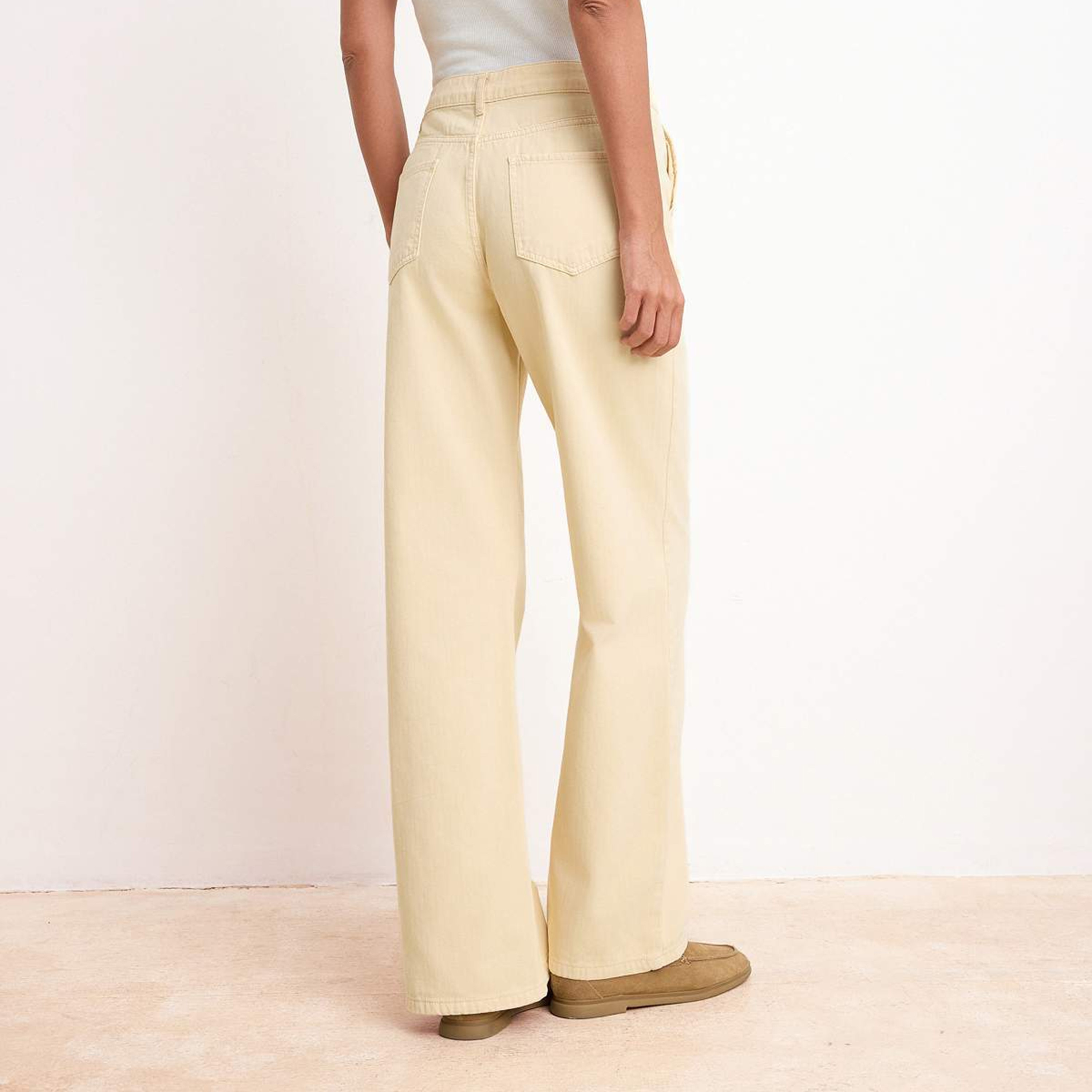 جينز حريمي مستقيم قطن بلون الحجر من ترendyol-women-clothing-jeans-image-5
